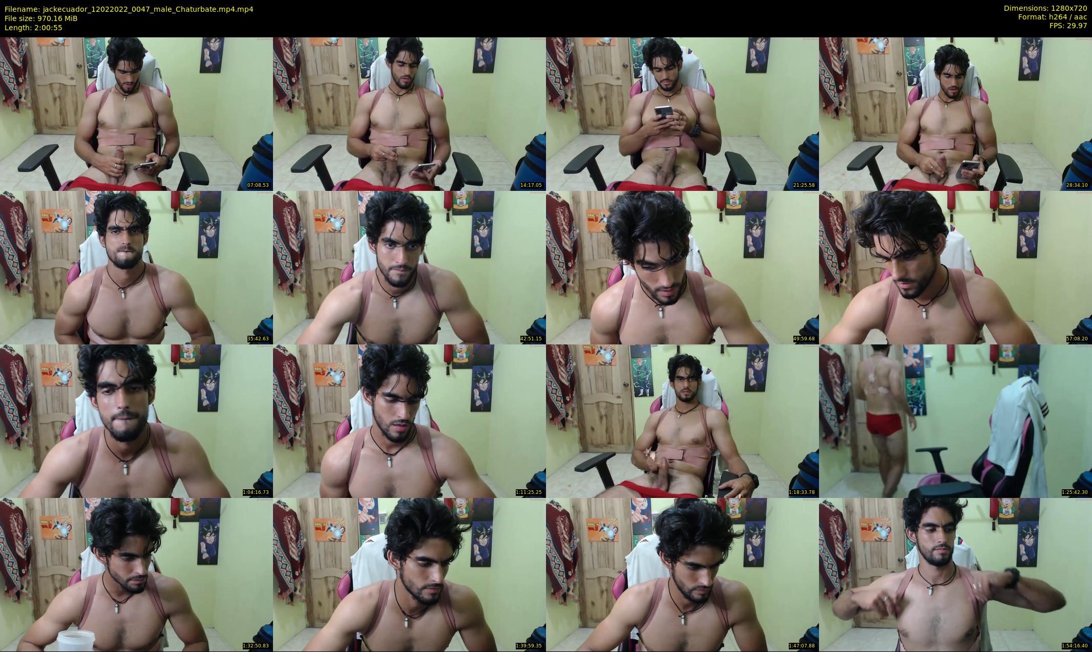 jackecuador — 121 minute Chaturbate male cam show recording, 720p, Feb 12, 2022