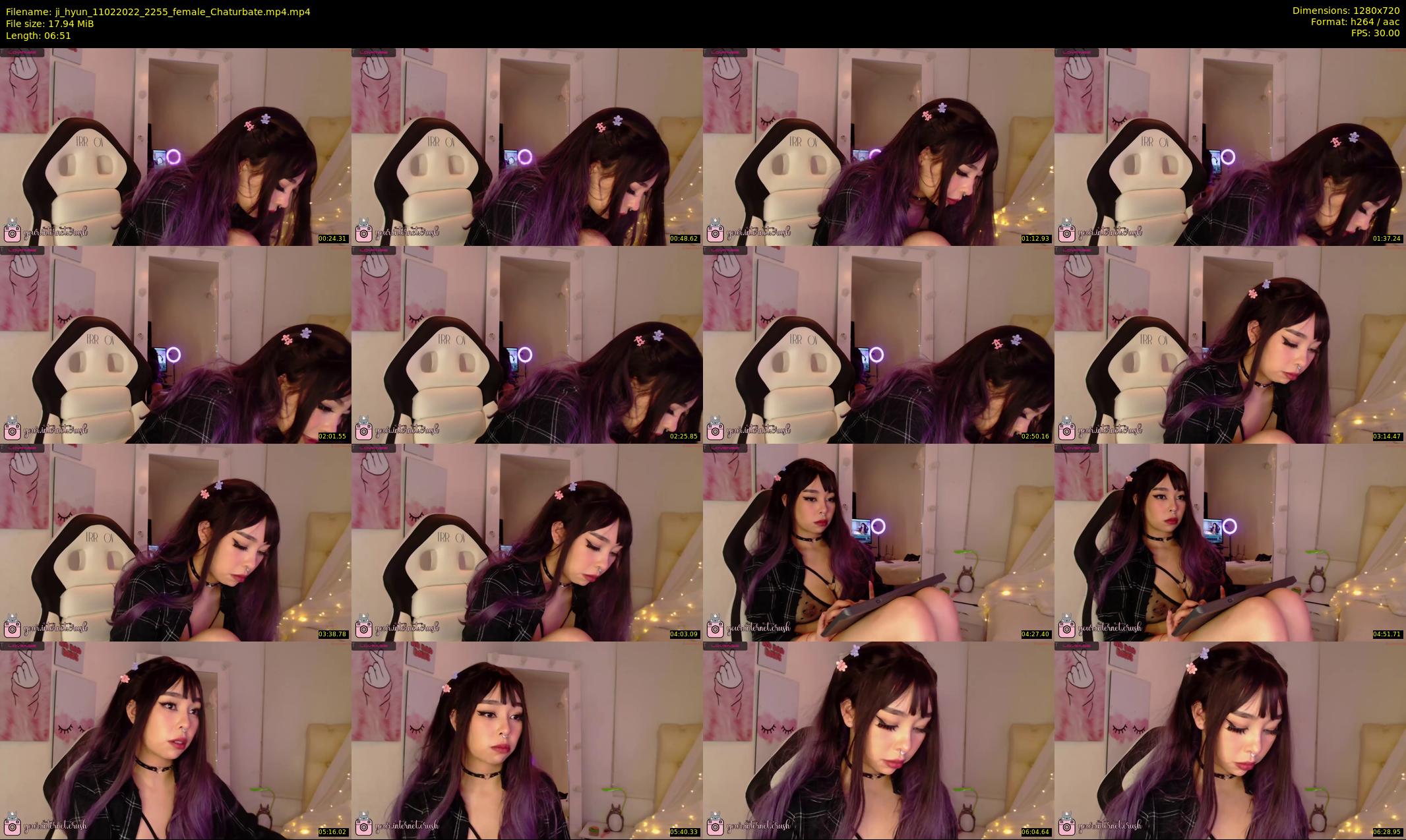 ji_hyun — 7 minute Chaturbate female cam show recording, 720p, Feb 11, 2022
