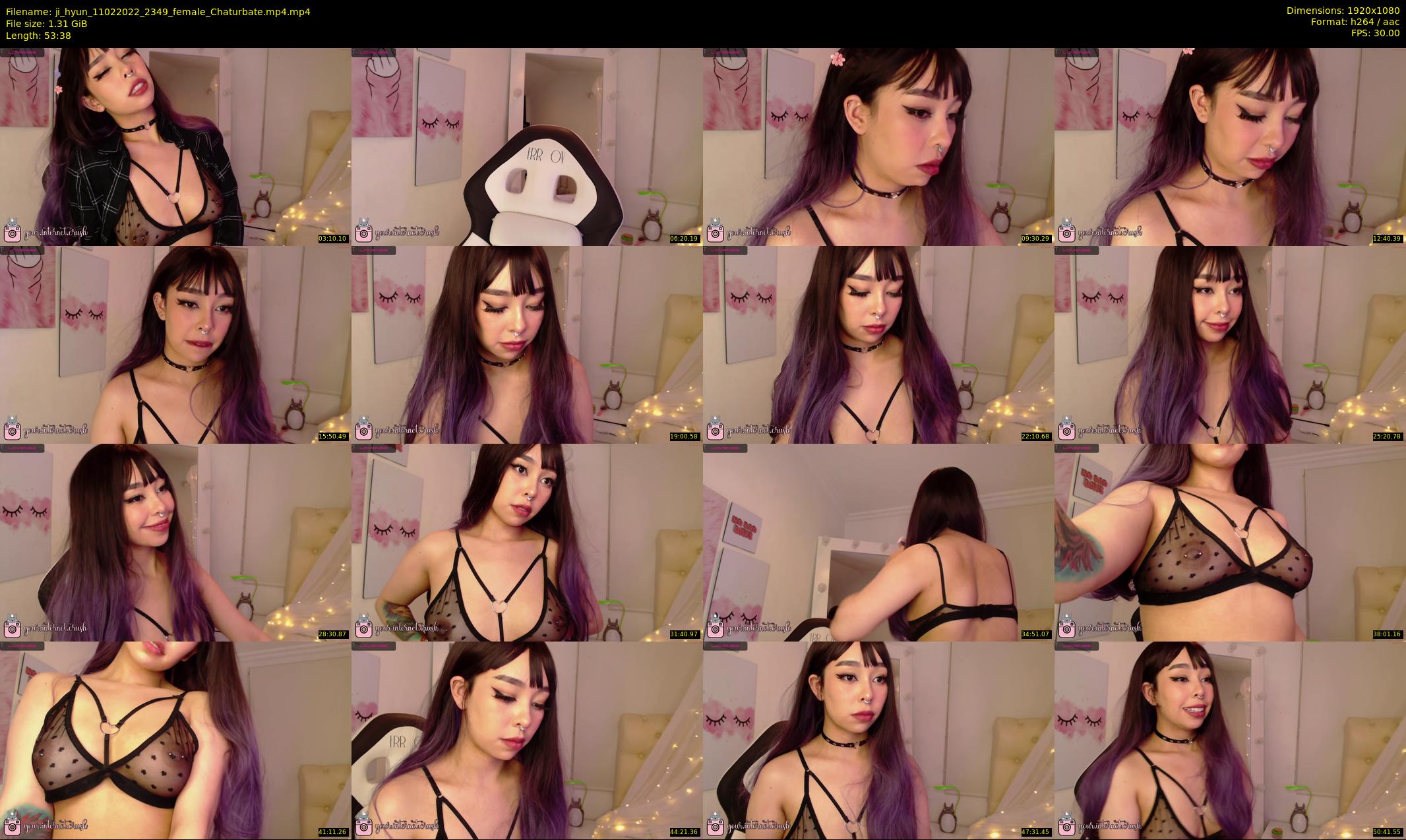 ji_hyun — 54 minute Chaturbate female cam show recording, 1080p, Feb 11, 2022