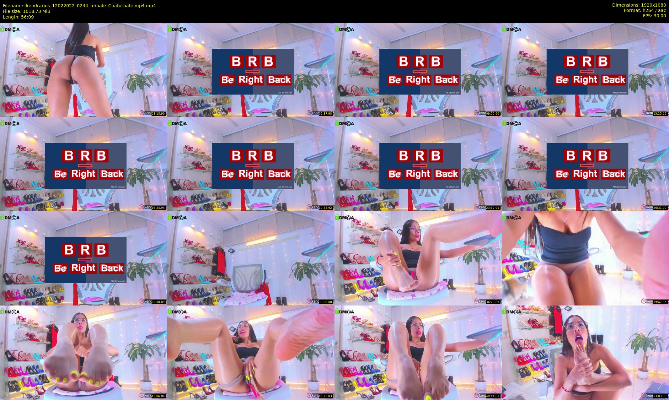 kendrarios — 57 minute Chaturbate female cam show recording, 1080p, Feb 12, 2022