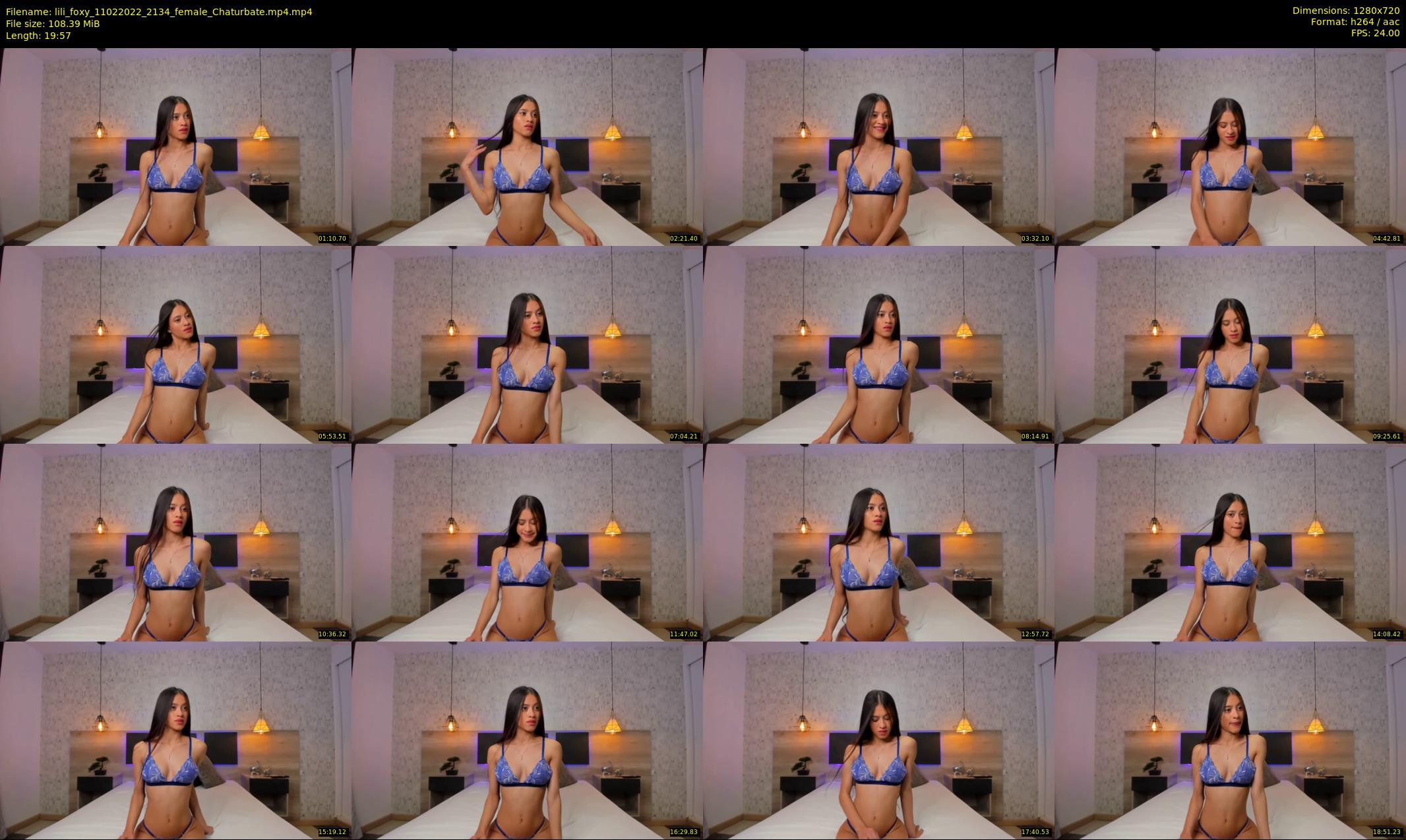 lili_foxy — 20 minute Chaturbate female cam show recording, 720p, Feb 11, 2022