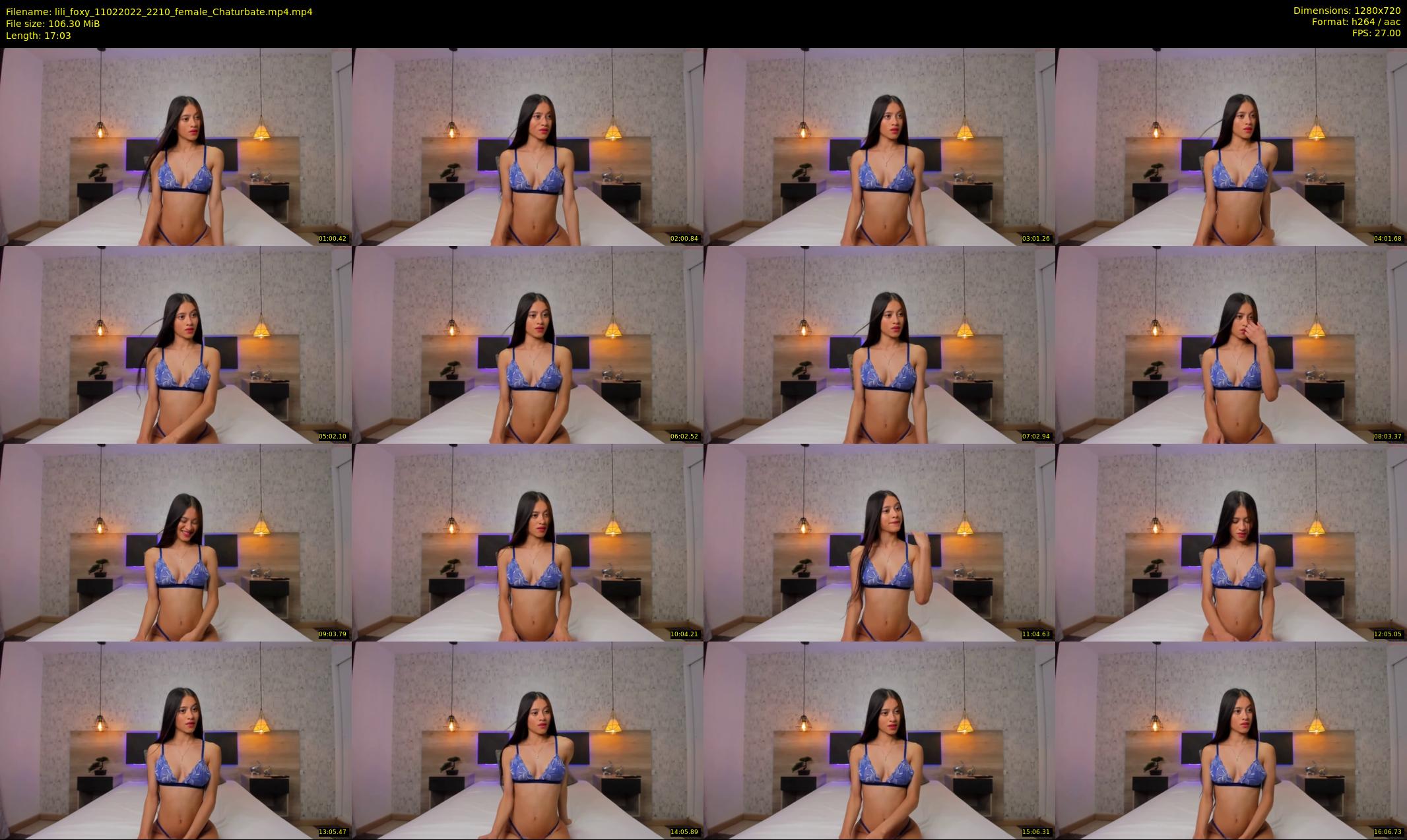 lili_foxy — 18 minute Chaturbate female cam show recording, 720p, Feb 11, 2022