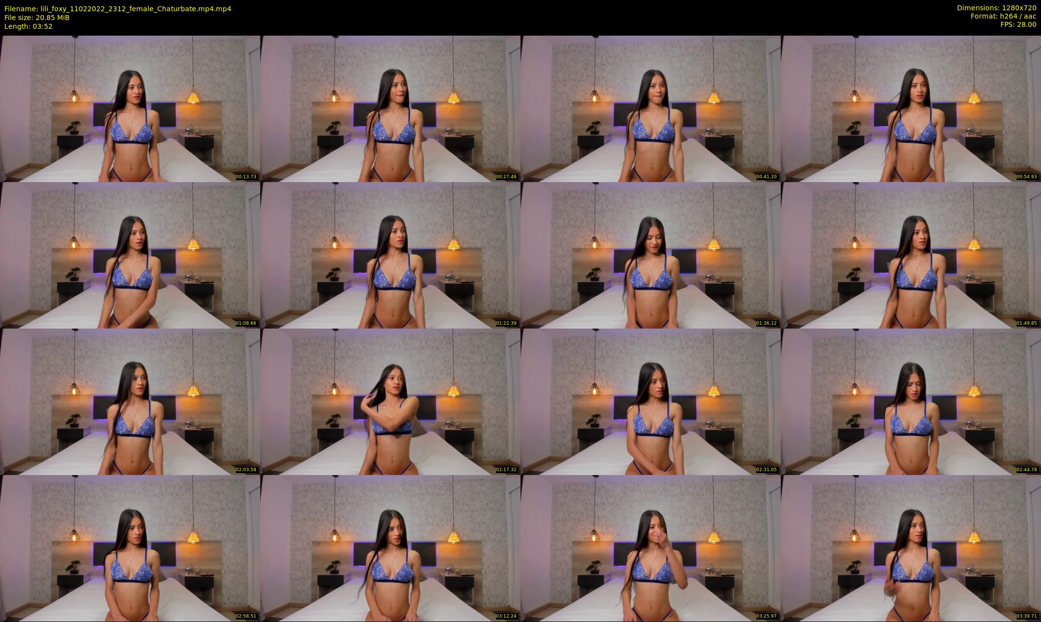 lili_foxy — 4 minute Chaturbate female cam show recording, 720p, Feb 11, 2022