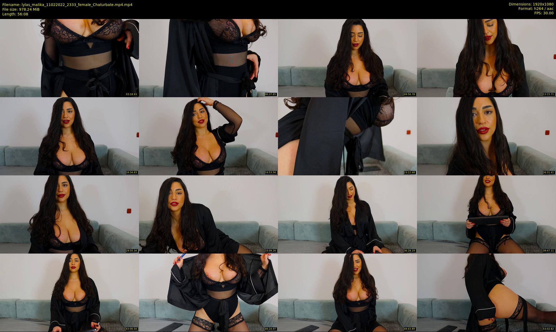 lylas_malika — 57 minute Chaturbate female cam show recording, 1080p, Feb 11, 2022