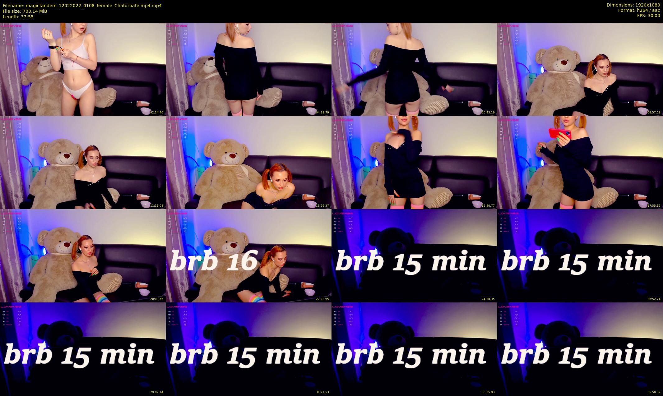 magictandem — 38 minute Chaturbate couple cam show recording, 1080p, Feb 12, 2022