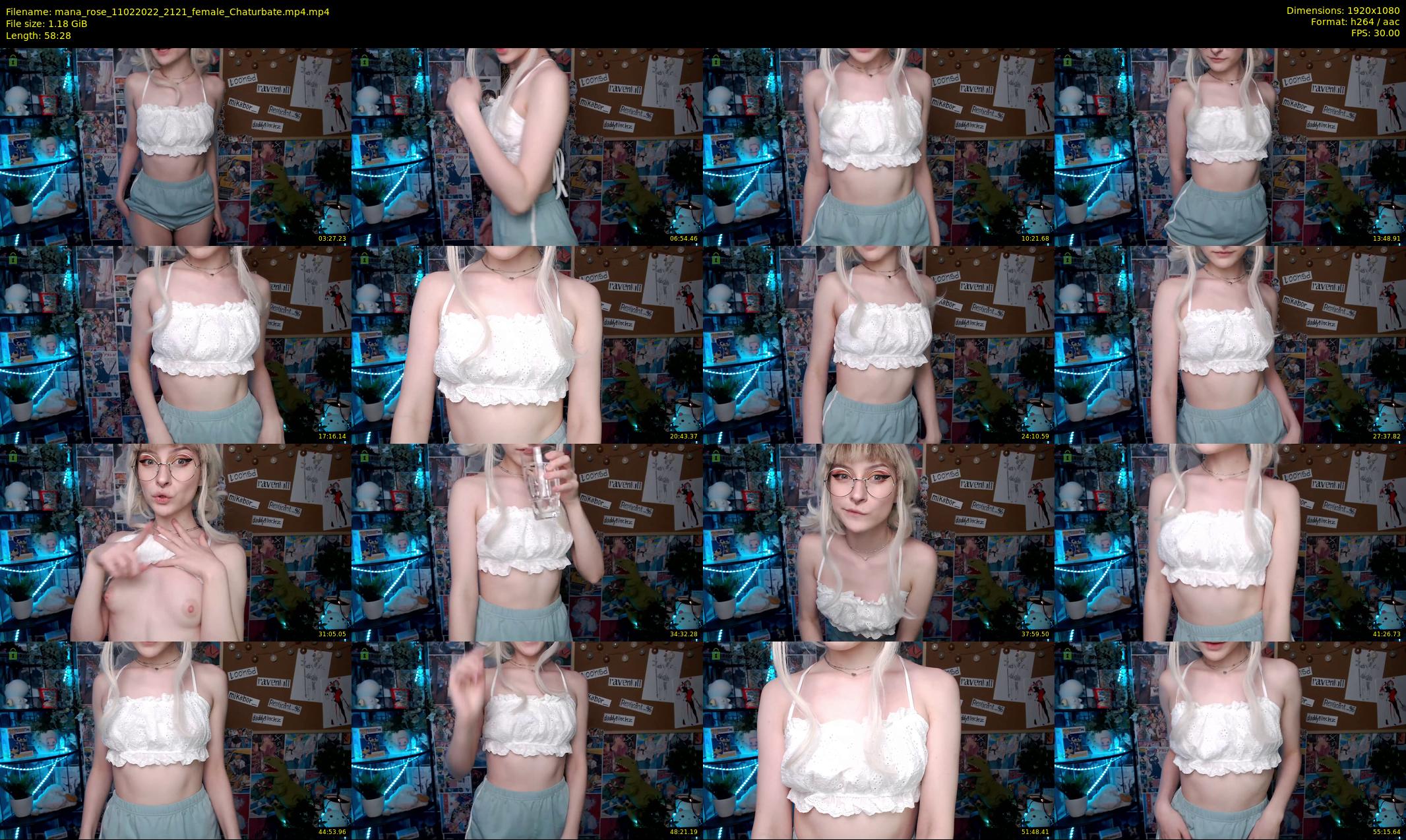 mana_rose — 59 minute Chaturbate female cam show recording, 1080p, Feb 11, 2022