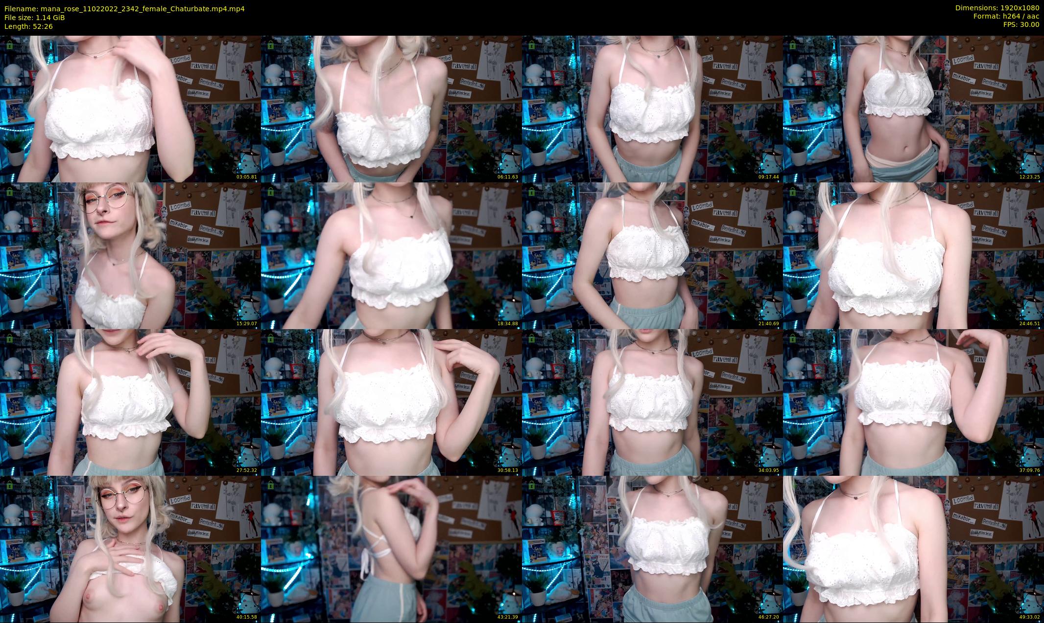 mana_rose — 53 minute Chaturbate female cam show recording, 1080p, Feb 11, 2022