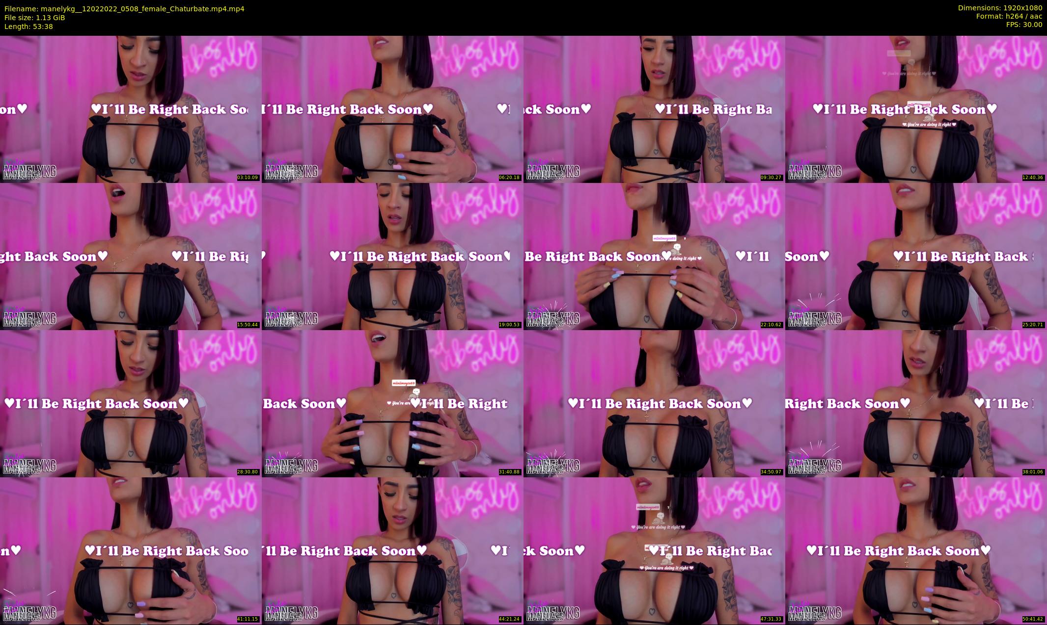 manelykg_ — 54 minute Chaturbate female cam show recording, 1080p, Feb 12, 2022