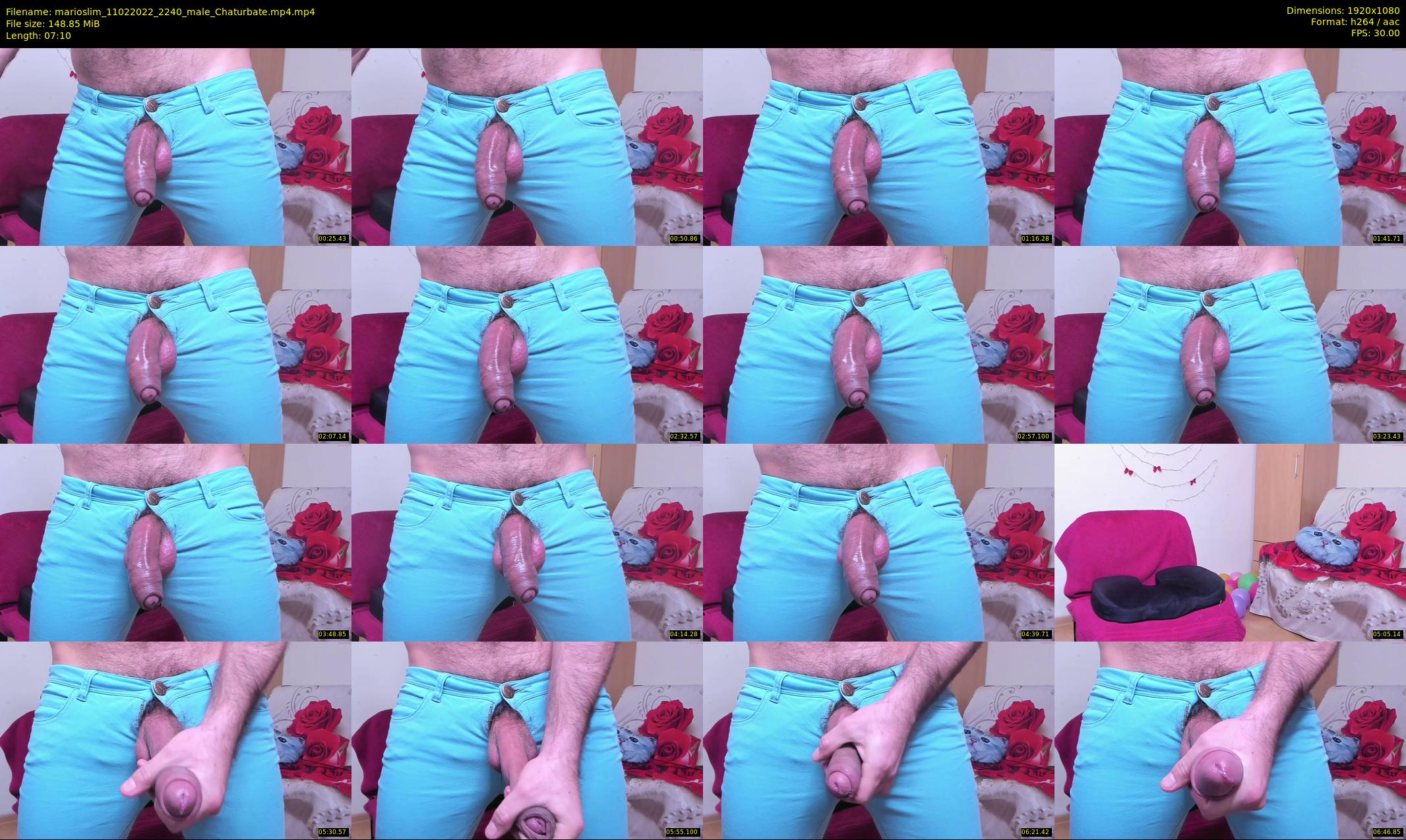 marioslim — 8 minute Chaturbate male cam show recording, 1080p, Feb 11, 2022