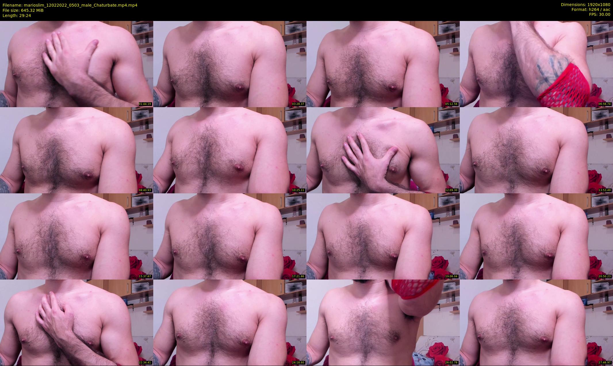 marioslim — 30 minute Chaturbate male cam show recording, 1080p, Feb 12, 2022