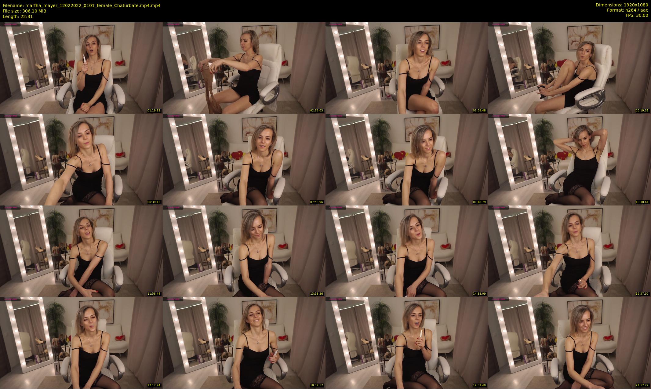 martha_mayer — 23 minute Chaturbate female cam show recording, 1080p, Feb 12, 2022