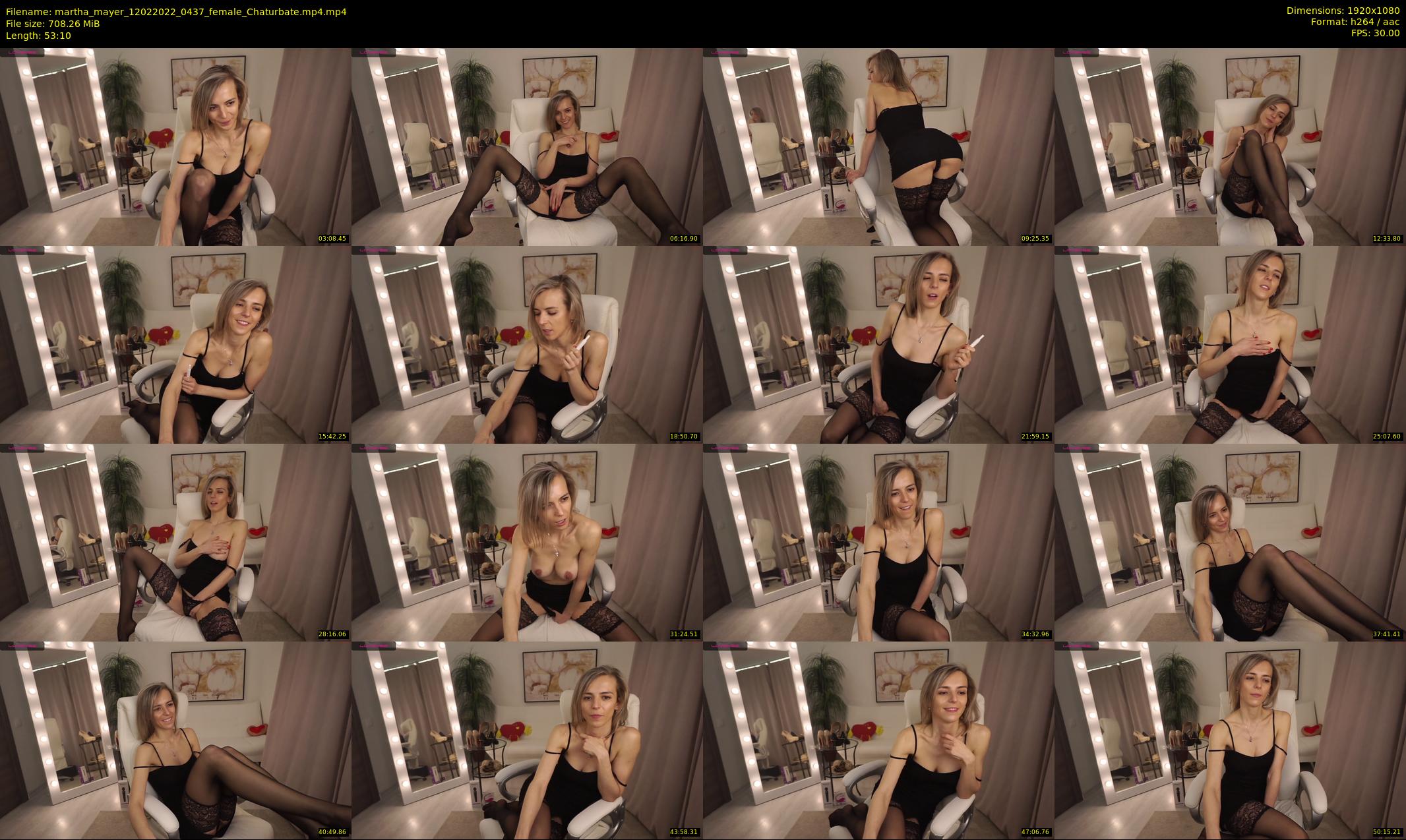 martha_mayer — 54 minute Chaturbate female cam show recording, 1080p, Feb 12, 2022
