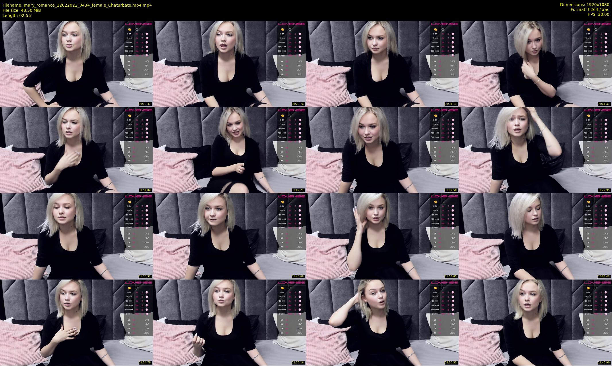 mary_romance — 3 minute Chaturbate female cam show recording, 1080p, Feb 12, 2022