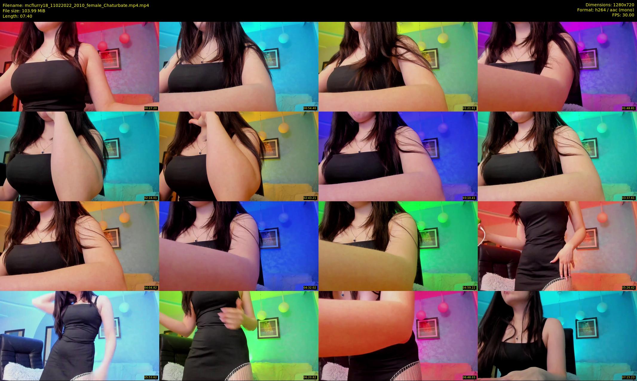 mcflurry18 — 8 minute Chaturbate female cam show recording, 720p, Feb 11, 2022