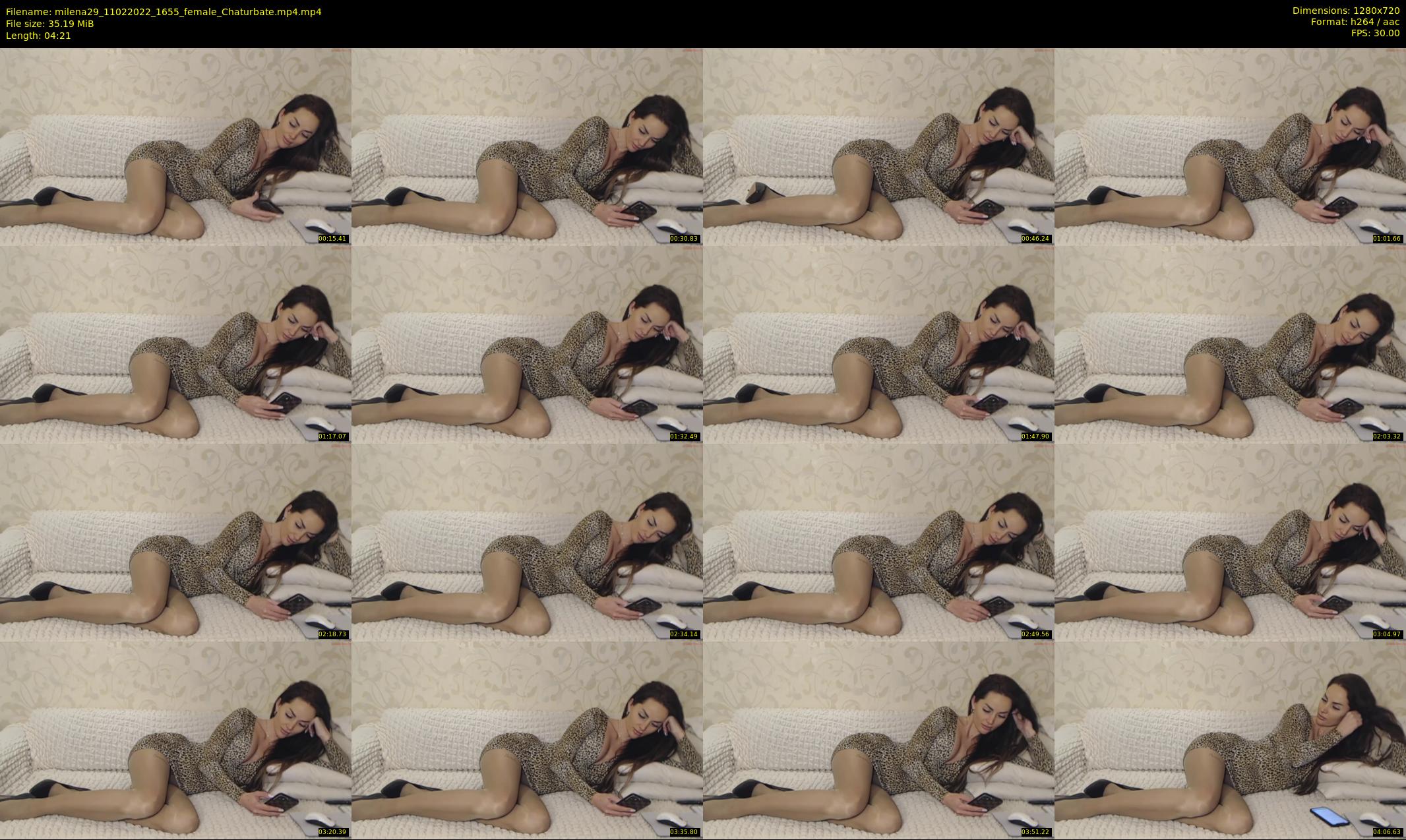 milena29 — 5 minute Chaturbate female cam show recording, 720p, Feb 11, 2022