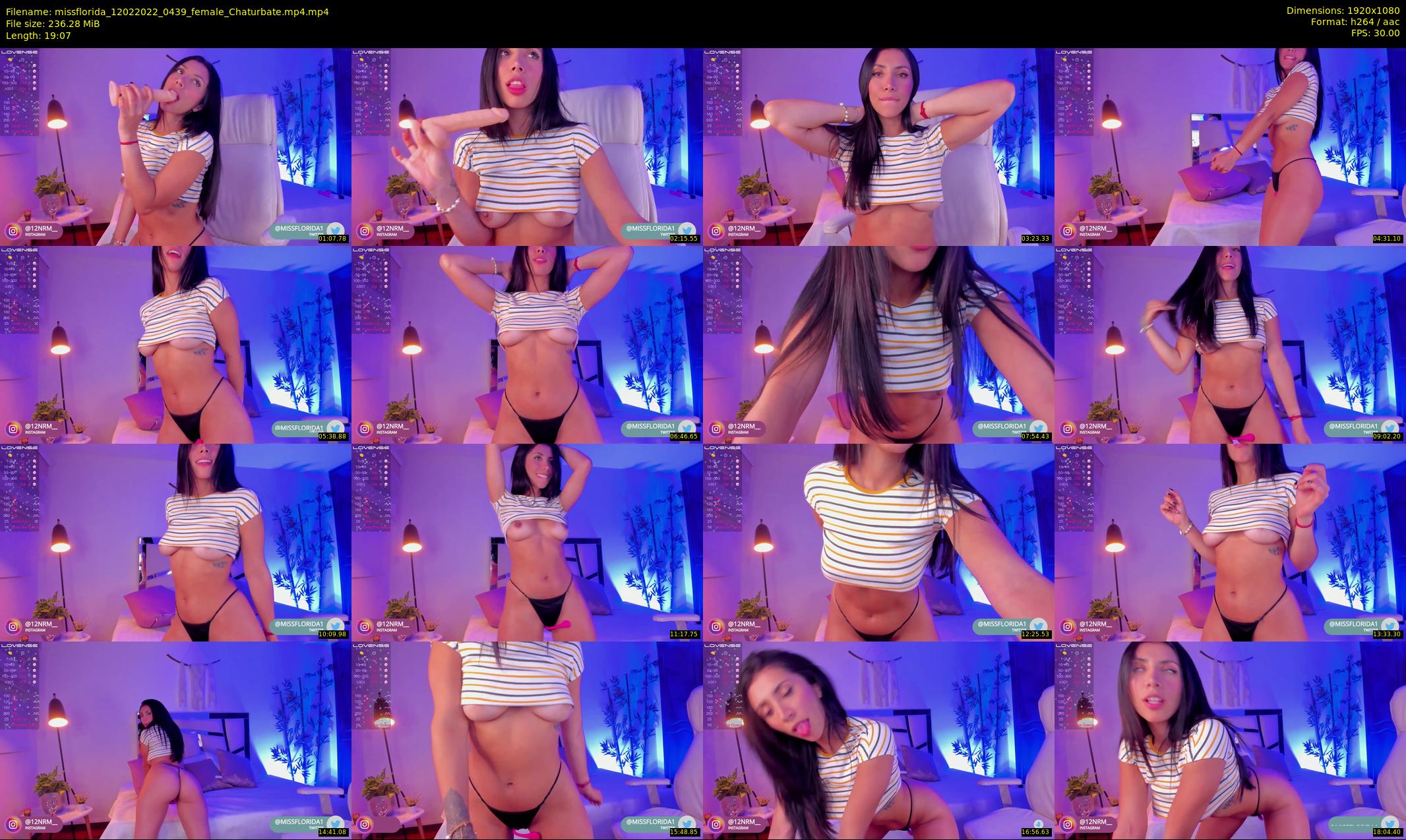 missflorida — 20 minute Chaturbate female cam show recording, 1080p, Feb 12, 2022