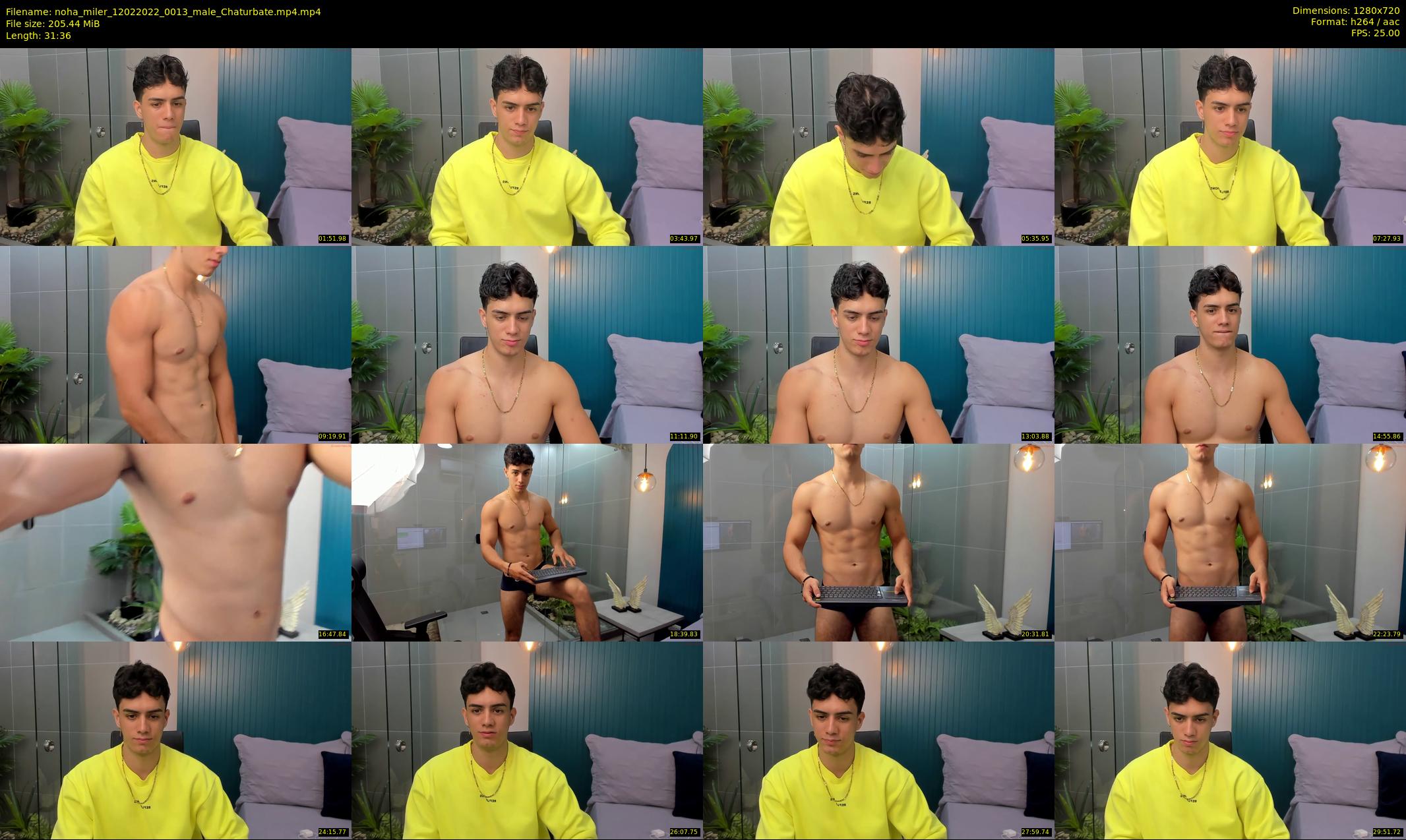 noha_miler — 32 minute Chaturbate male cam show recording, 720p, Feb 12, 2022