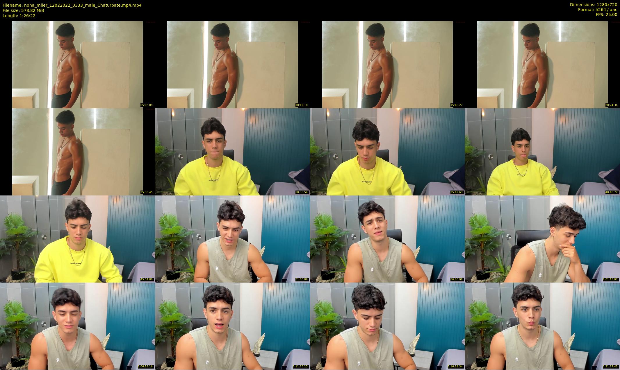 noha_miler — 87 minute Chaturbate male cam show recording, 720p, Feb 12, 2022