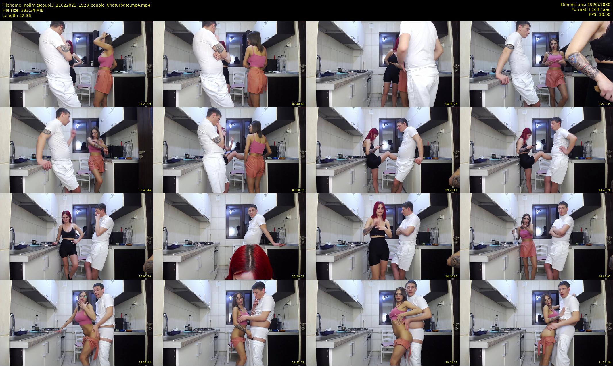 nolimitscoupl3 — 23 minute Chaturbate couple cam show recording, 1080p, Feb 11, 2022