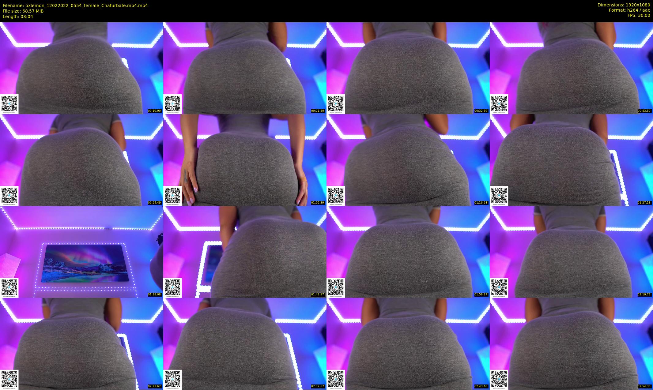 oxlemon — 4 minute Chaturbate female cam show recording, 1080p, Feb 12, 2022