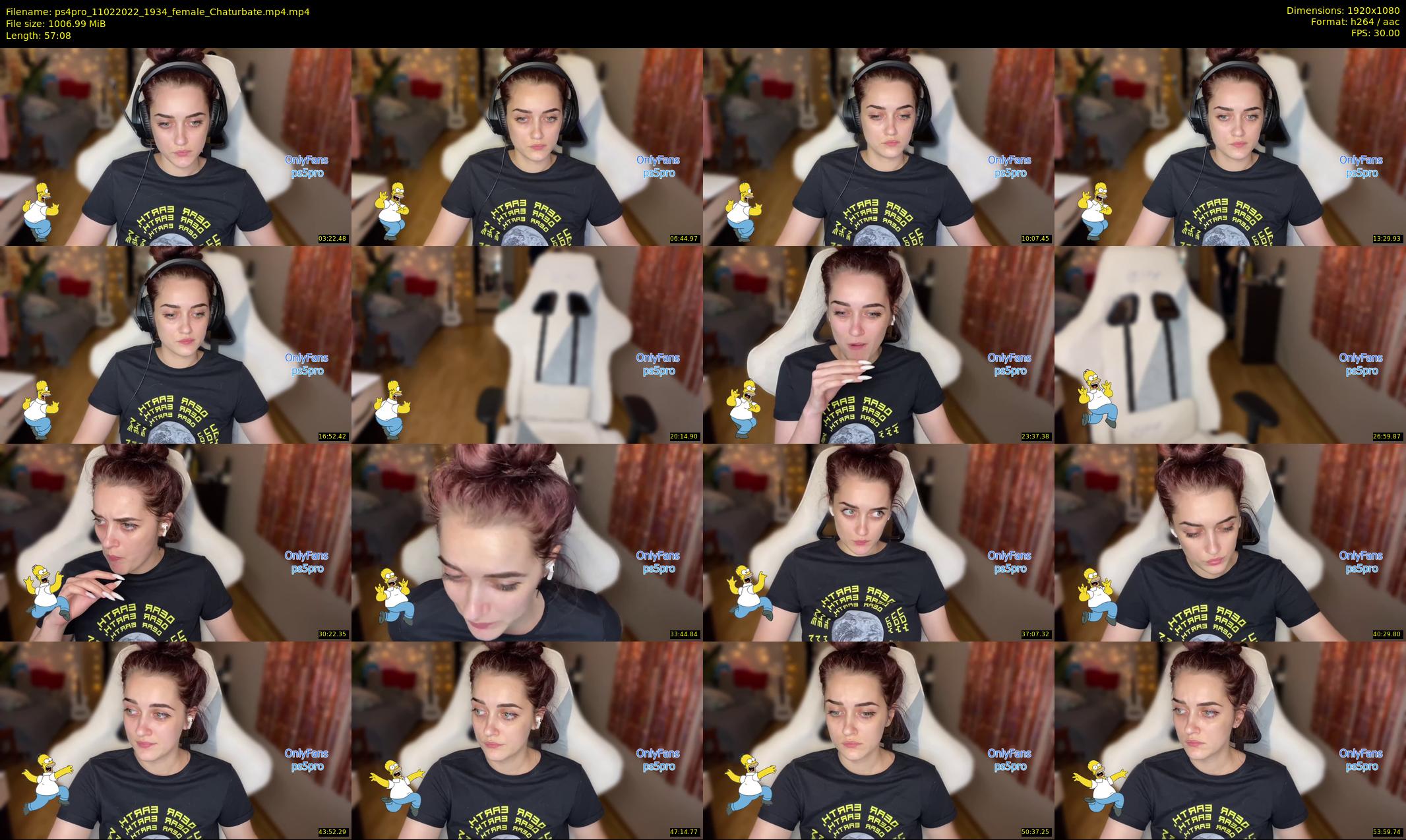 ps4pro — 58 minute Chaturbate female cam show recording, 1080p, Feb 11, 2022