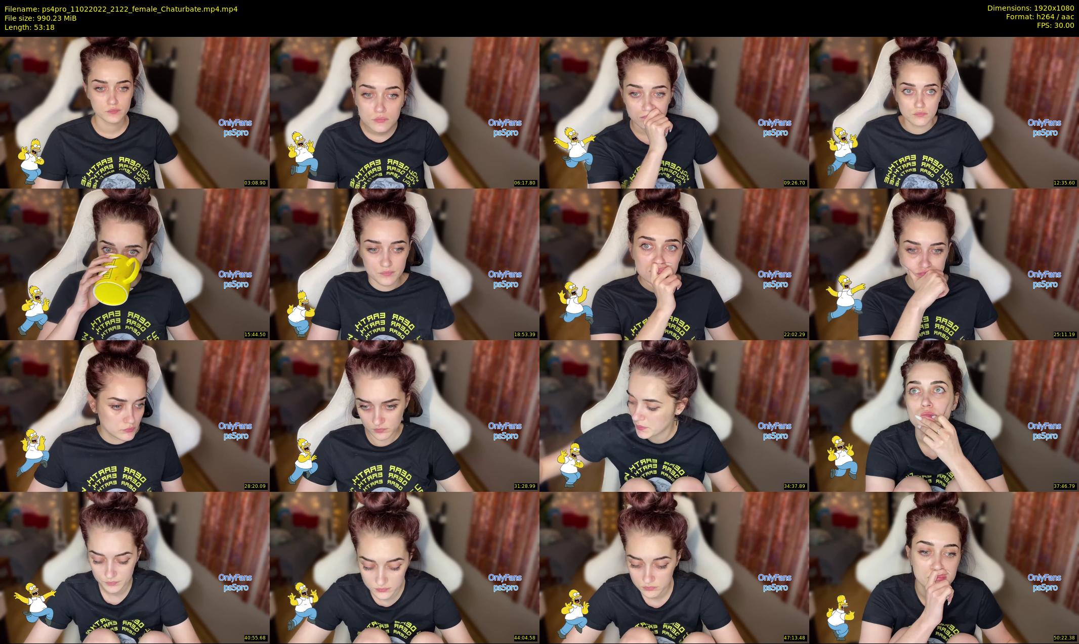 ps4pro — 54 minute Chaturbate female cam show recording, 1080p, Feb 11, 2022