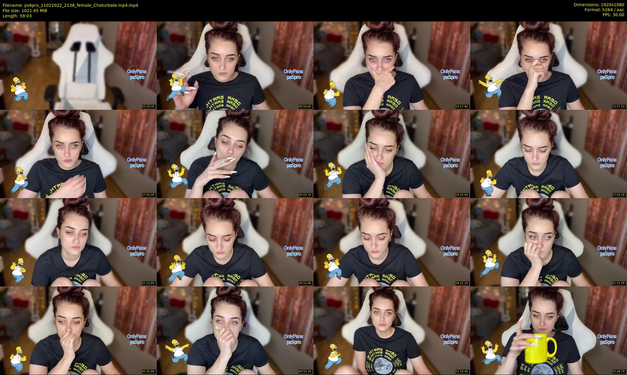ps4pro — 60 minute Chaturbate female cam show recording, 1080p, Feb 11, 2022