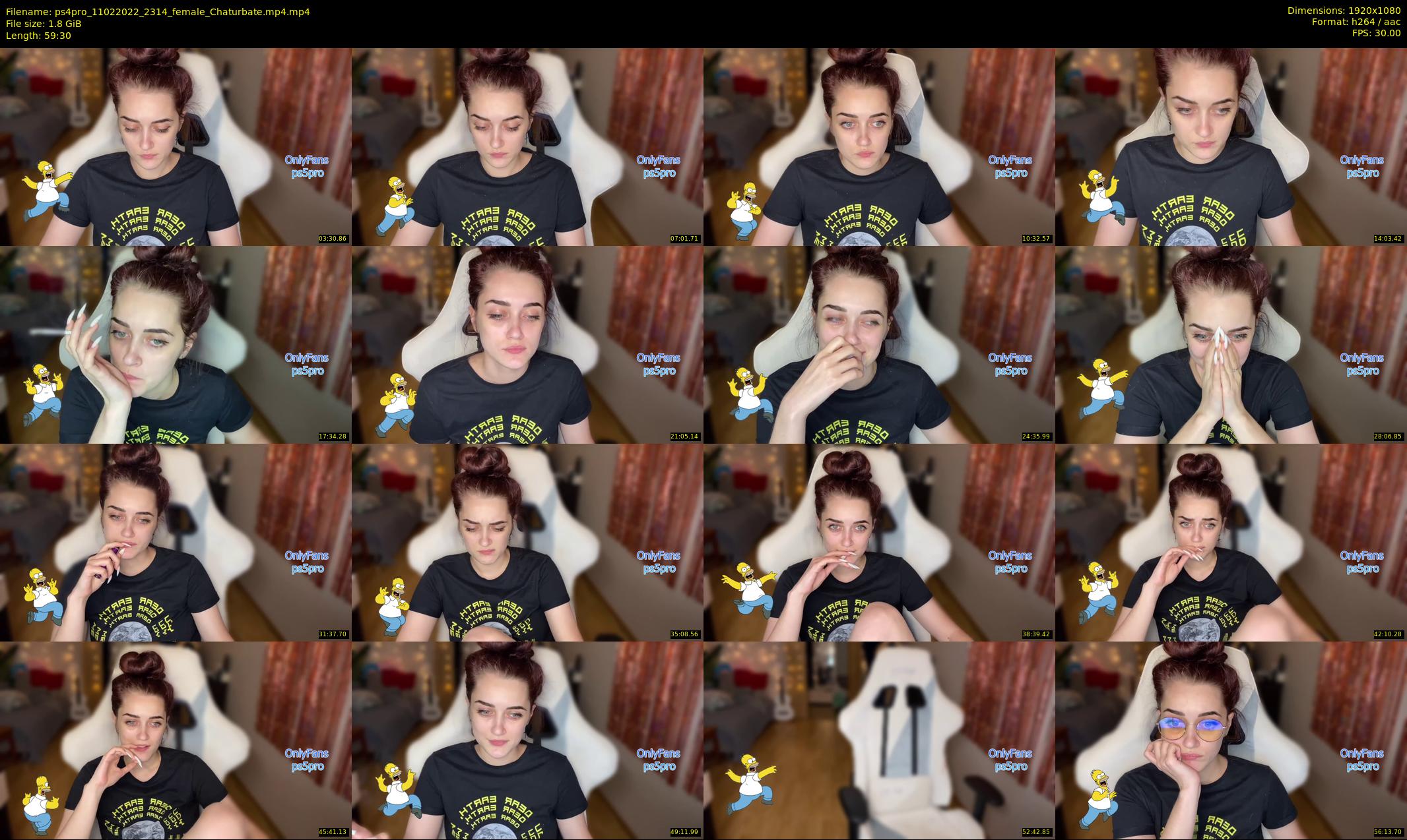 ps4pro — 60 minute Chaturbate female cam show recording, 1080p, Feb 11, 2022