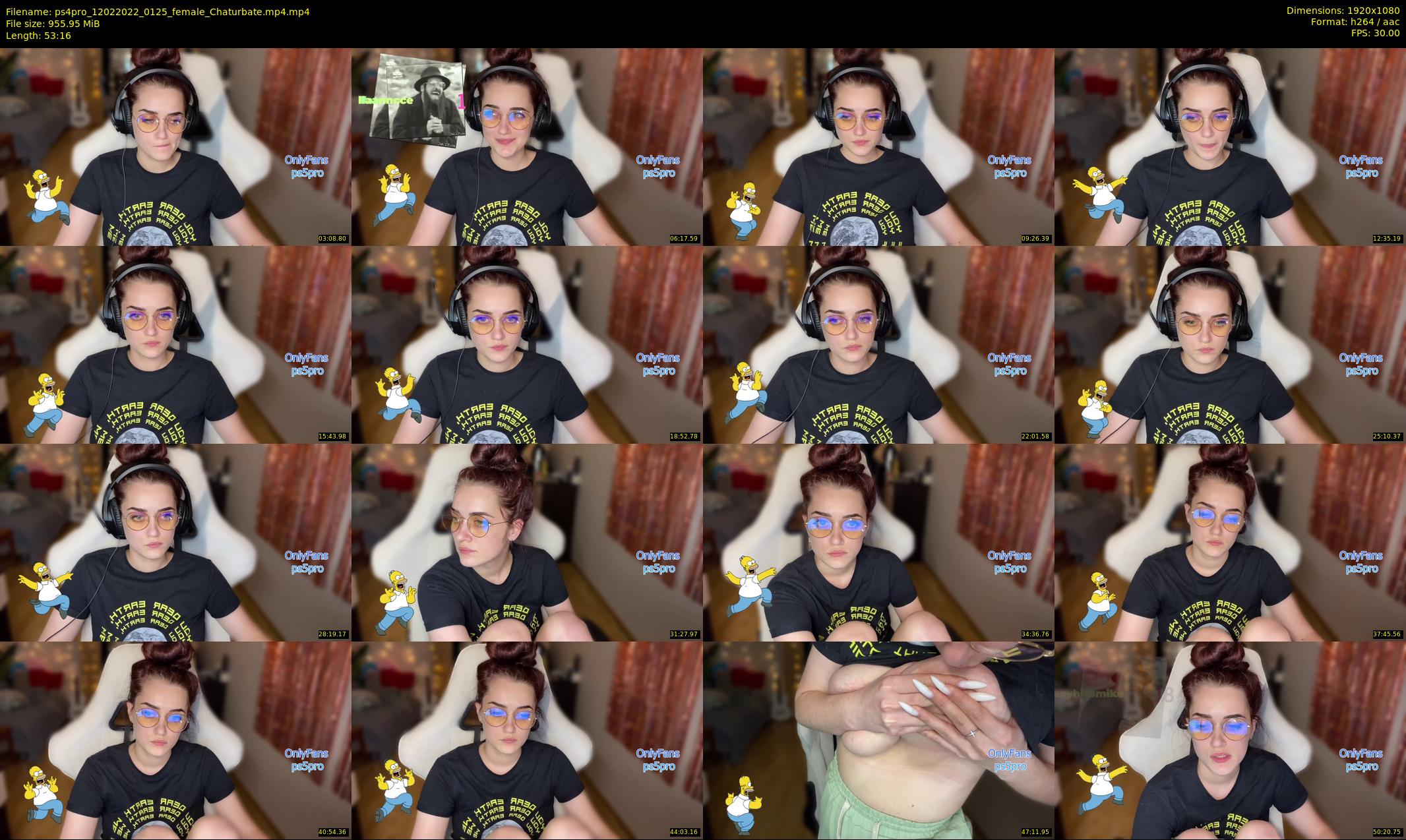 ps4pro — 54 minute Chaturbate female cam show recording, 1080p, Feb 12, 2022