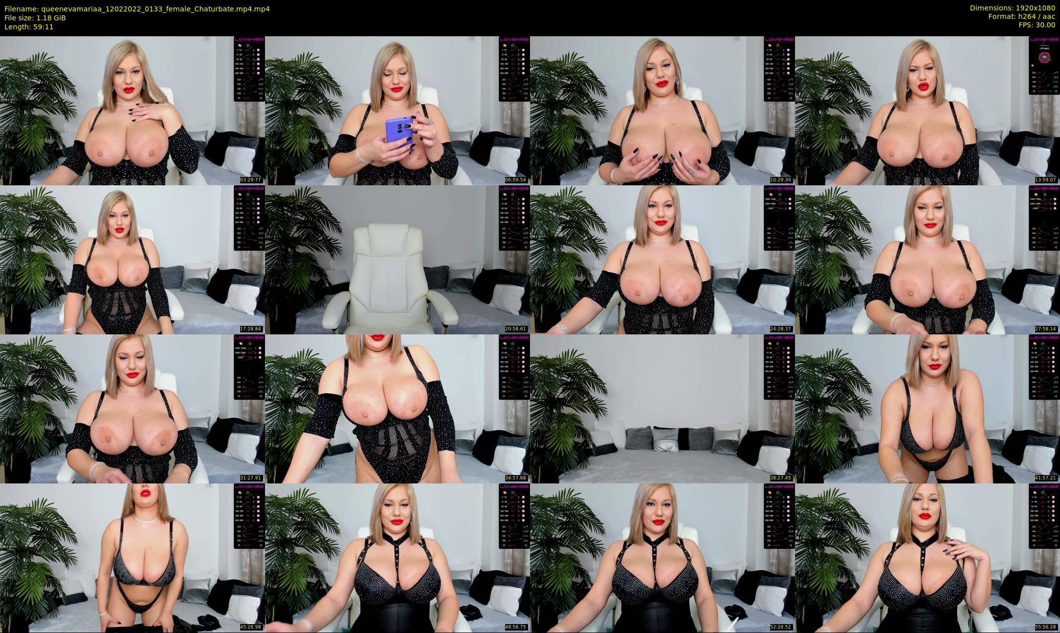 queenevamariaa — 60 minute Chaturbate female cam show recording, 1080p, Feb 12, 2022