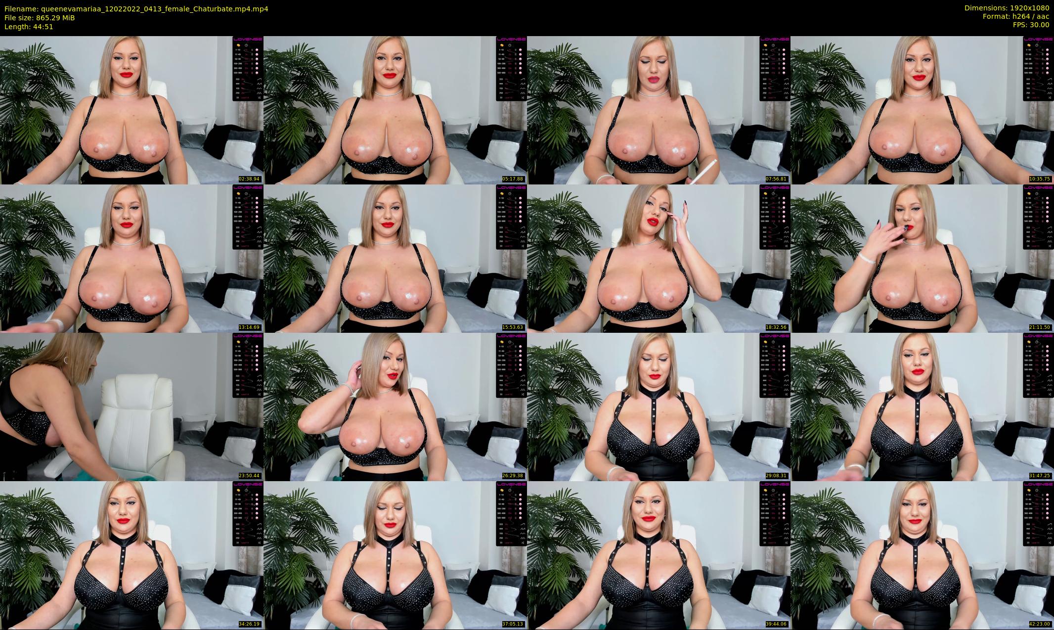 queenevamariaa — 45 minute Chaturbate female cam show recording, 1080p, Feb 12, 2022