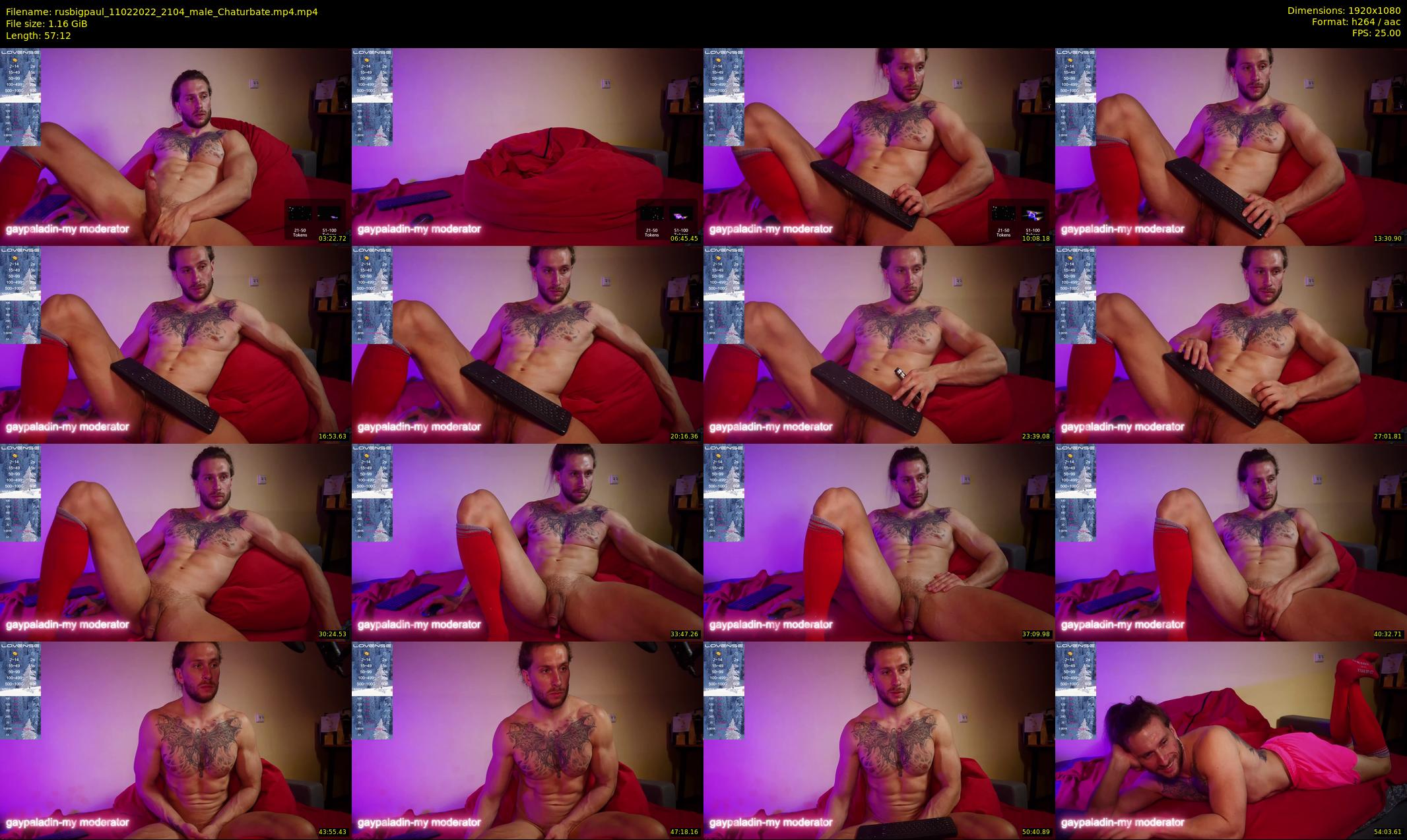 rusbigpaul — 58 minute Chaturbate male cam show recording, 1080p, Feb 11, 2022