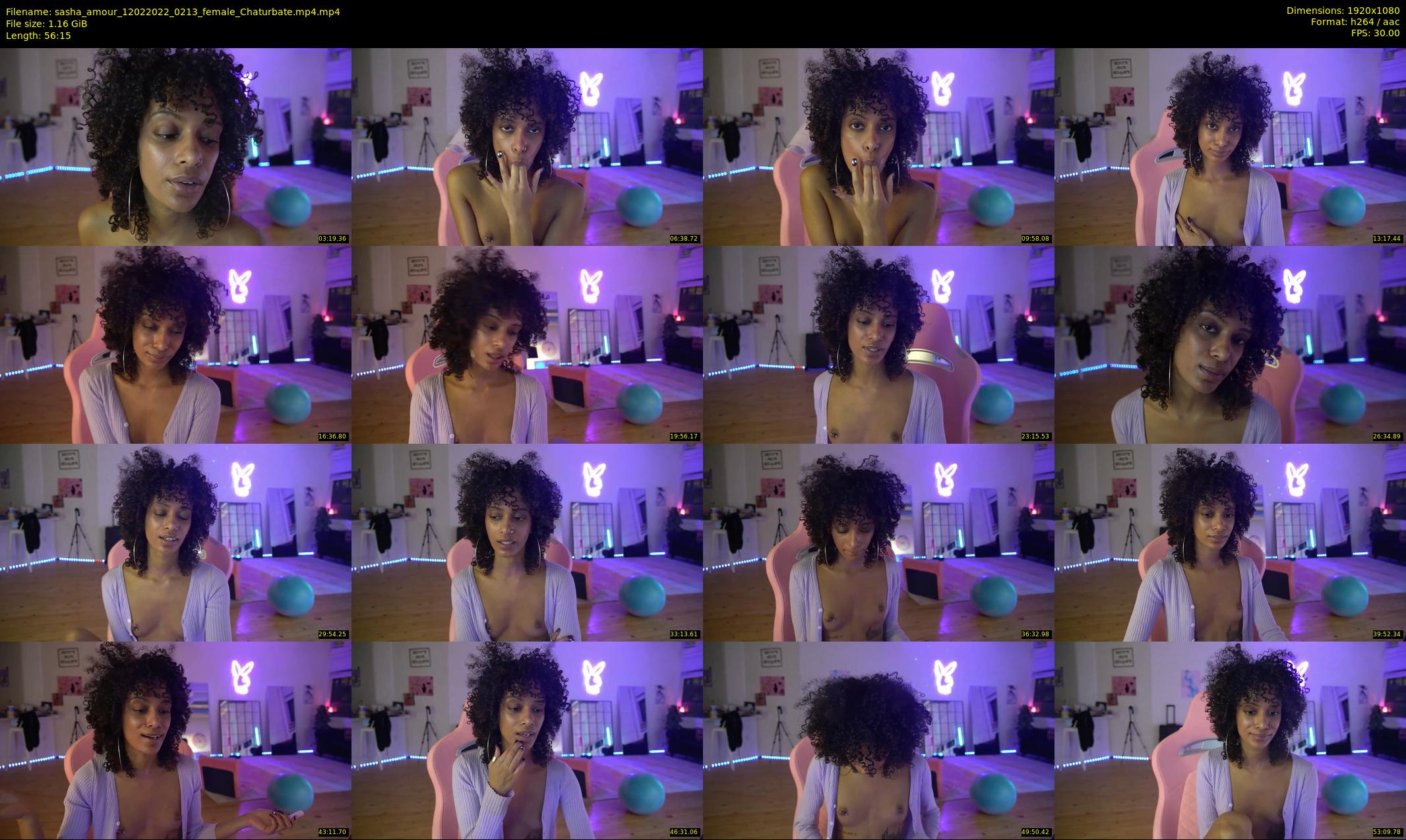 sasha_amour — 57 minute Chaturbate female cam show recording, 1080p, Feb 12, 2022