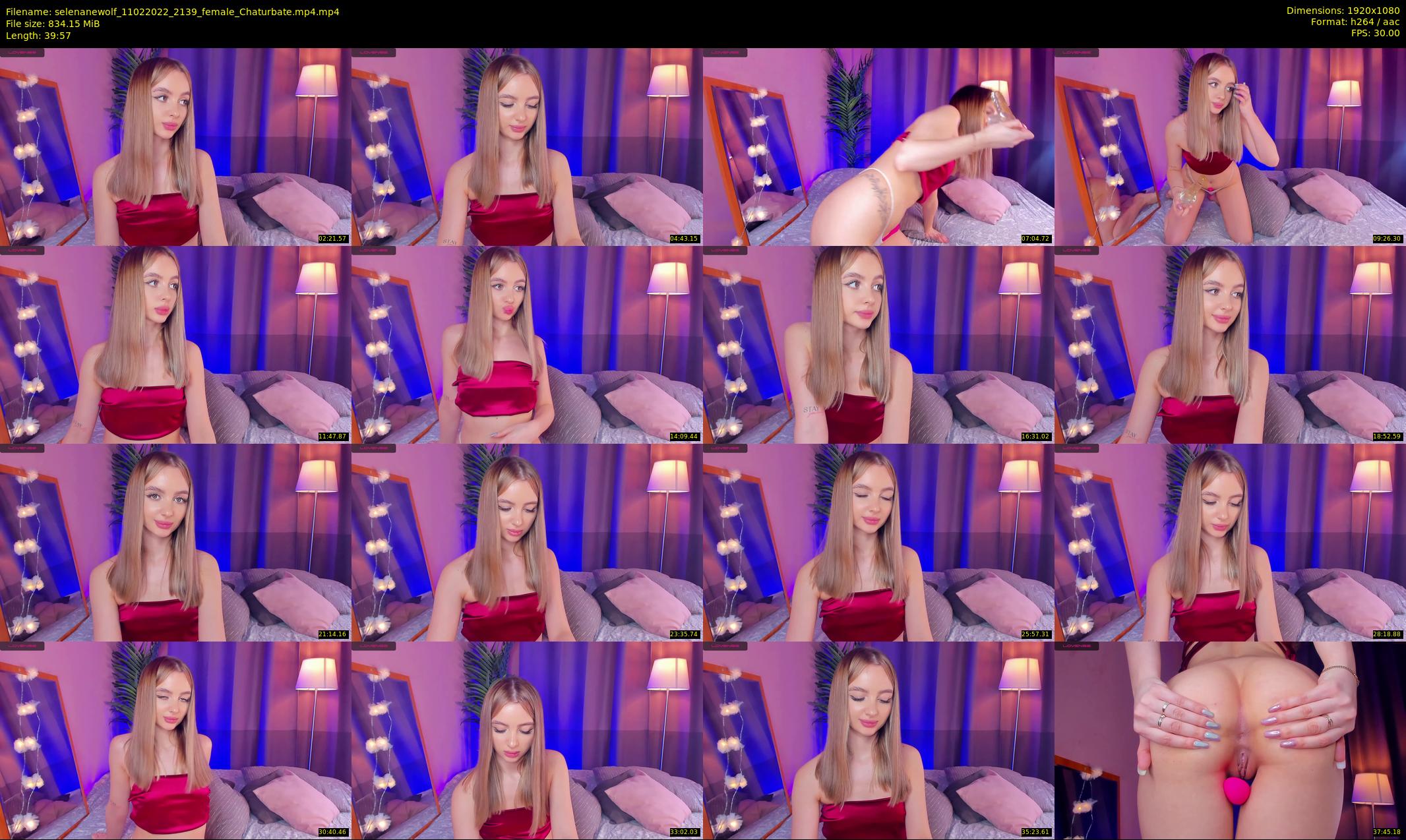 selenanewolf — 40 minute Chaturbate couple cam show recording, 1080p, Feb 11, 2022