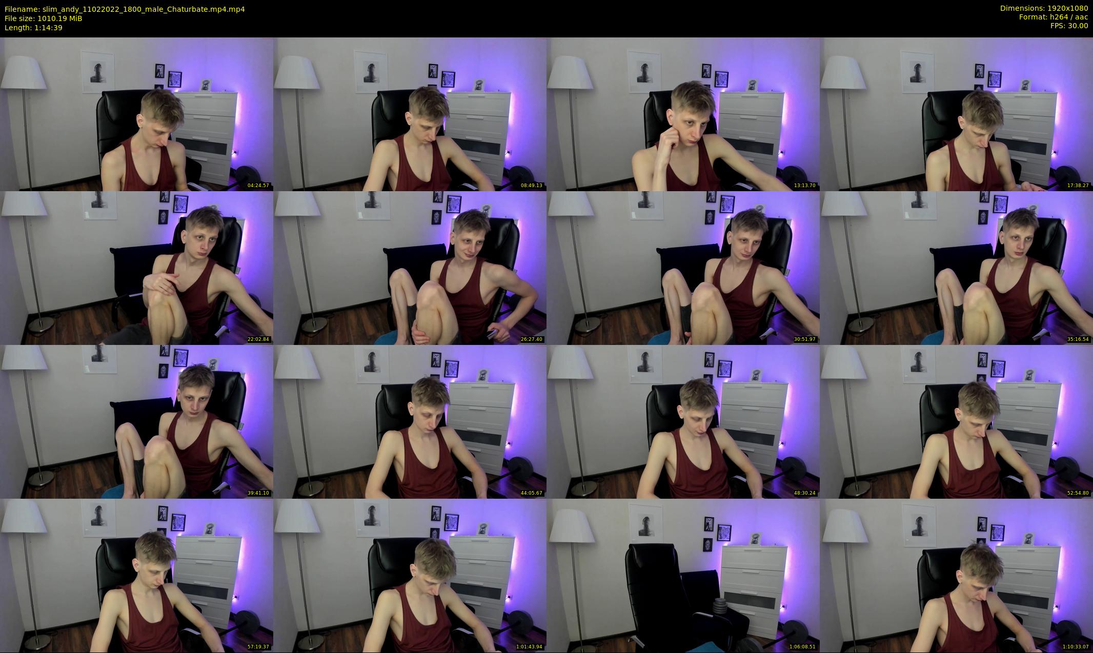 slim_andy — 75 minute Chaturbate male cam show recording, 1080p, Feb 11, 2022