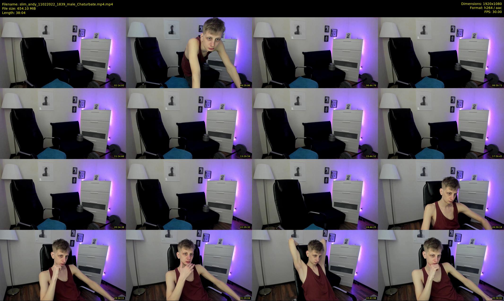 slim_andy — 39 minute Chaturbate male cam show recording, 1080p, Feb 11, 2022