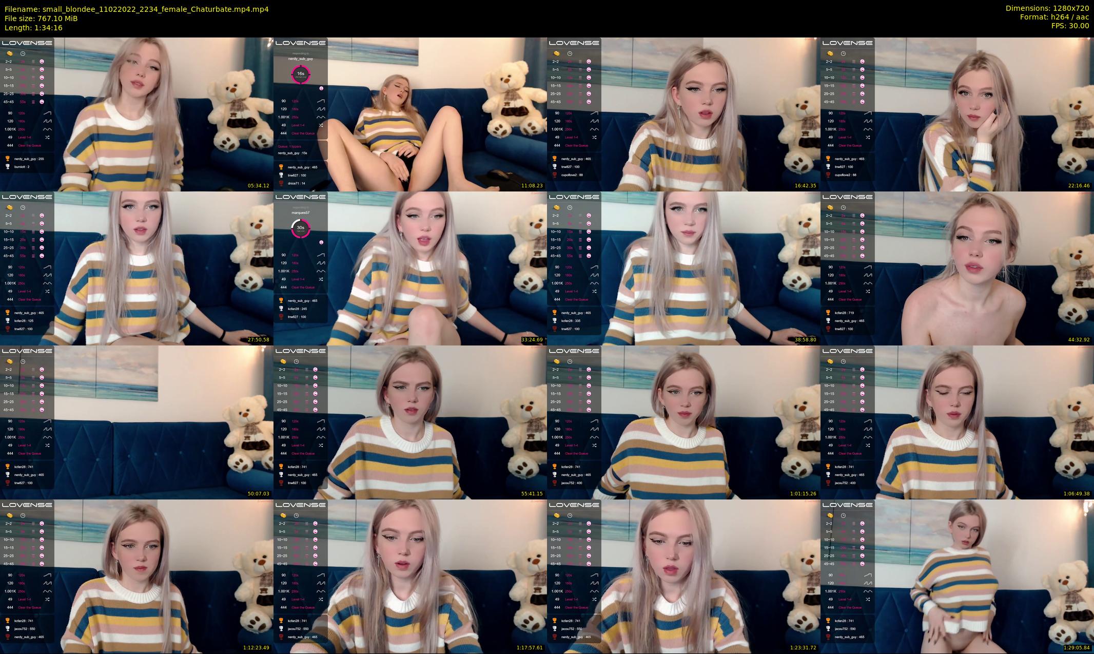 small_blondee — 95 minute Chaturbate female cam show recording, 720p, Feb 11, 2022