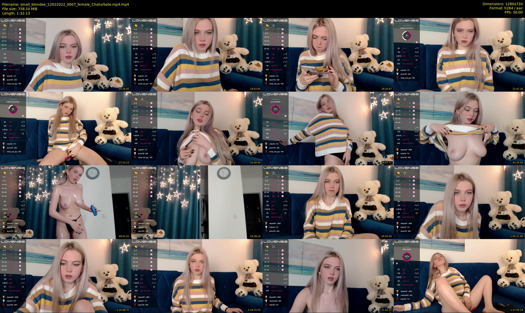 small_blondee — 93 minute Chaturbate female cam show recording, 720p, Feb 12, 2022