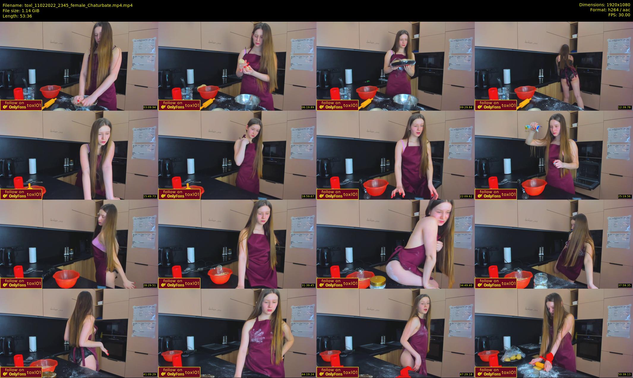 toxl — 54 minute Chaturbate female cam show recording, 1080p, Feb 11, 2022