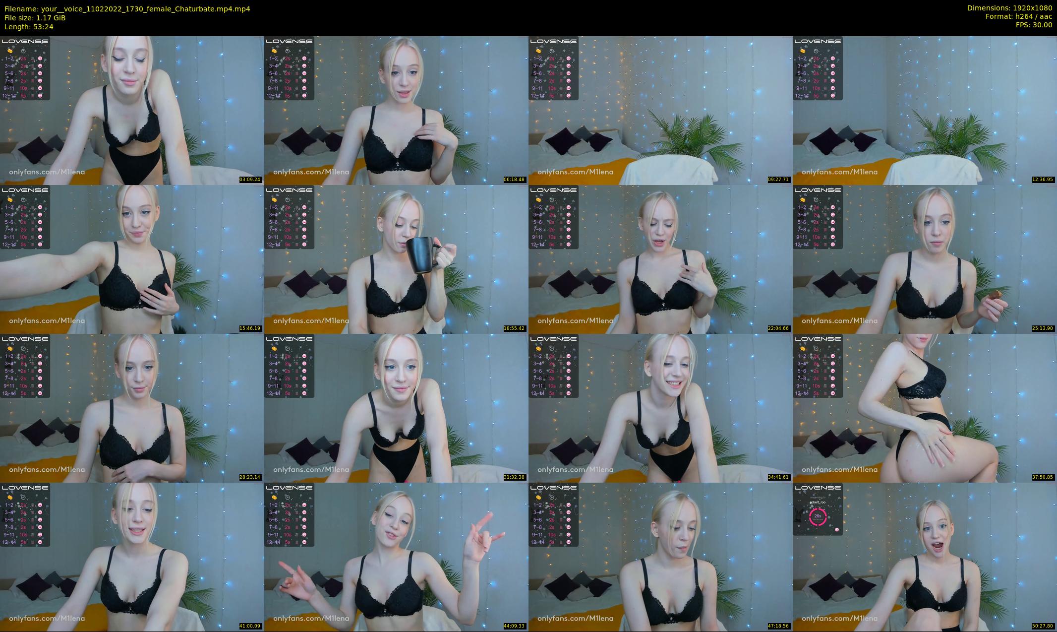your__voice — 54 minute Chaturbate female cam show recording, 1080p, Feb 11, 2022