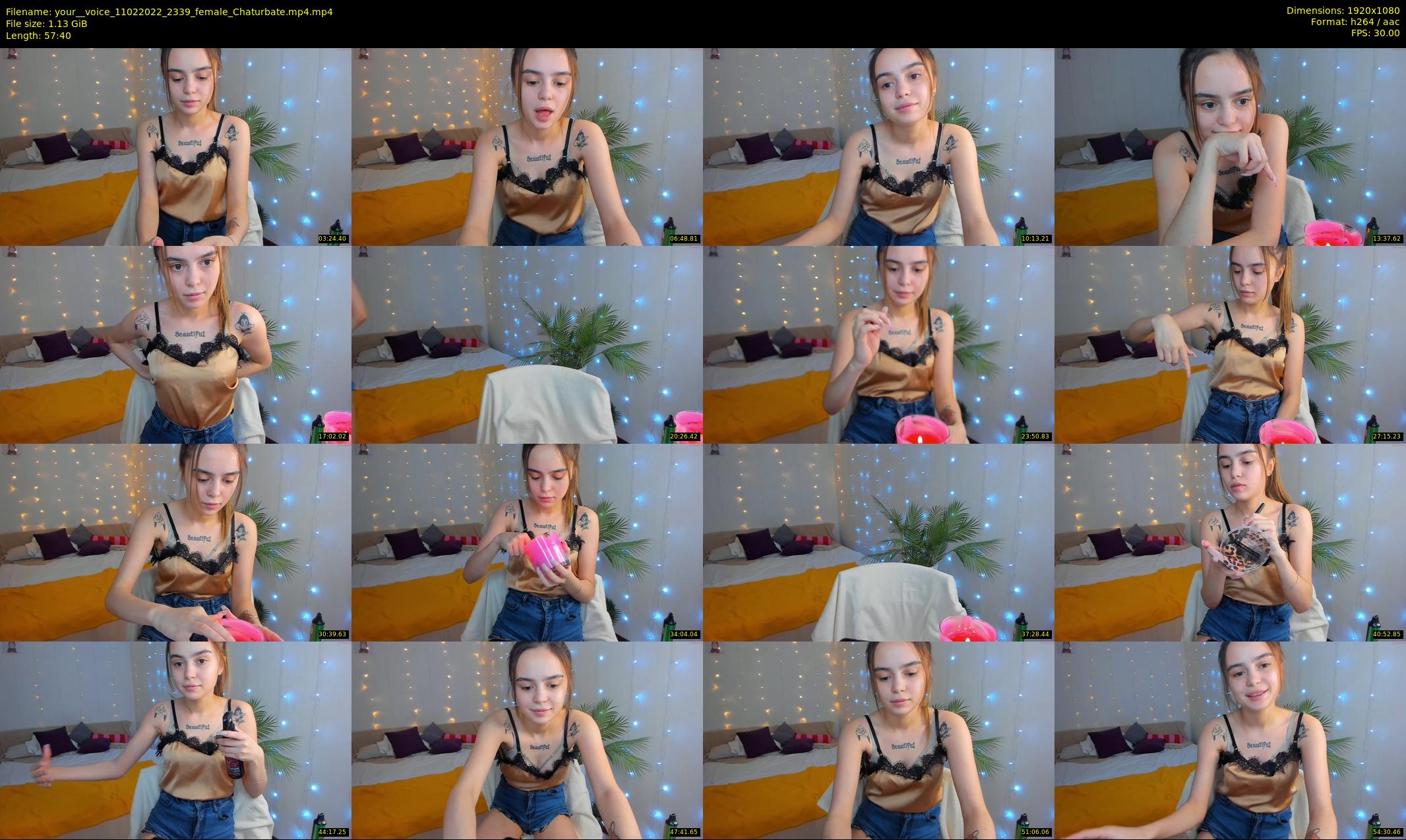 your__voice — 58 minute Chaturbate female cam show recording, 1080p, Feb 11, 2022