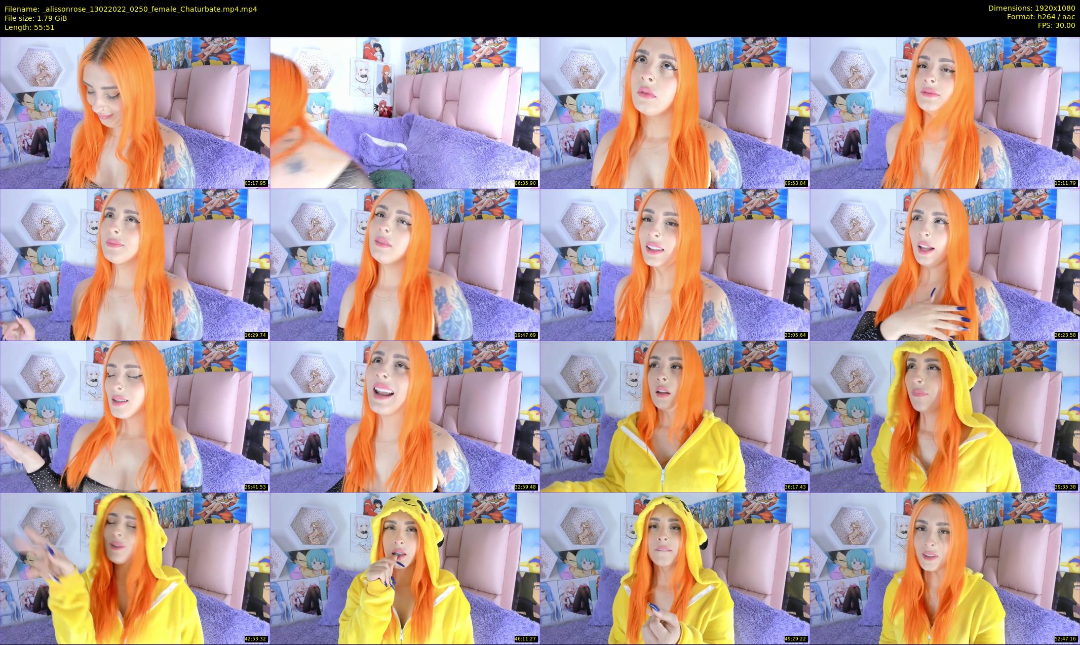 _alissonrose — 56 minute Chaturbate female cam show recording, 1080p, Feb 13, 2022