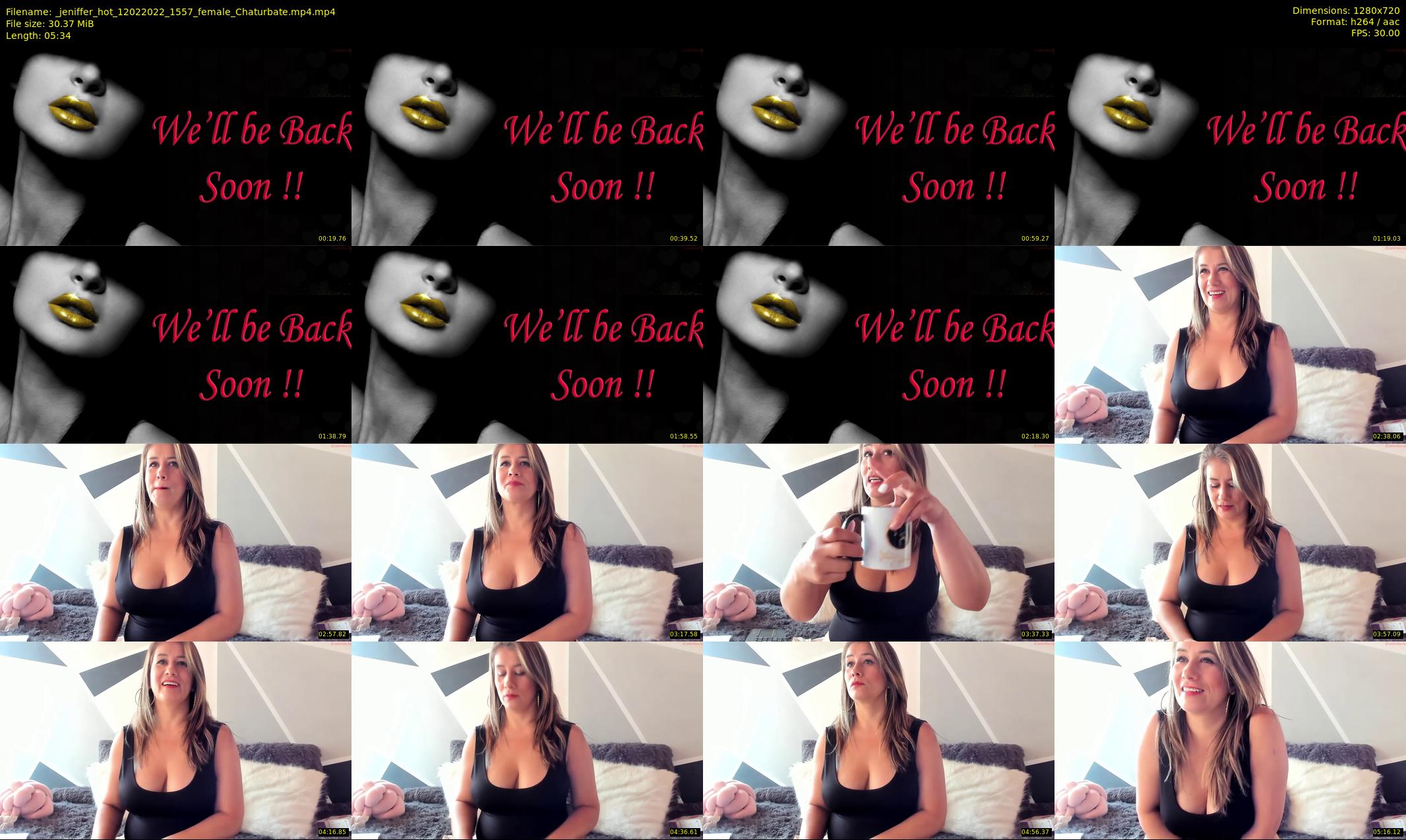 _jeniffer_hot — 6 minute Chaturbate female cam show recording, 720p, Feb 12, 2022