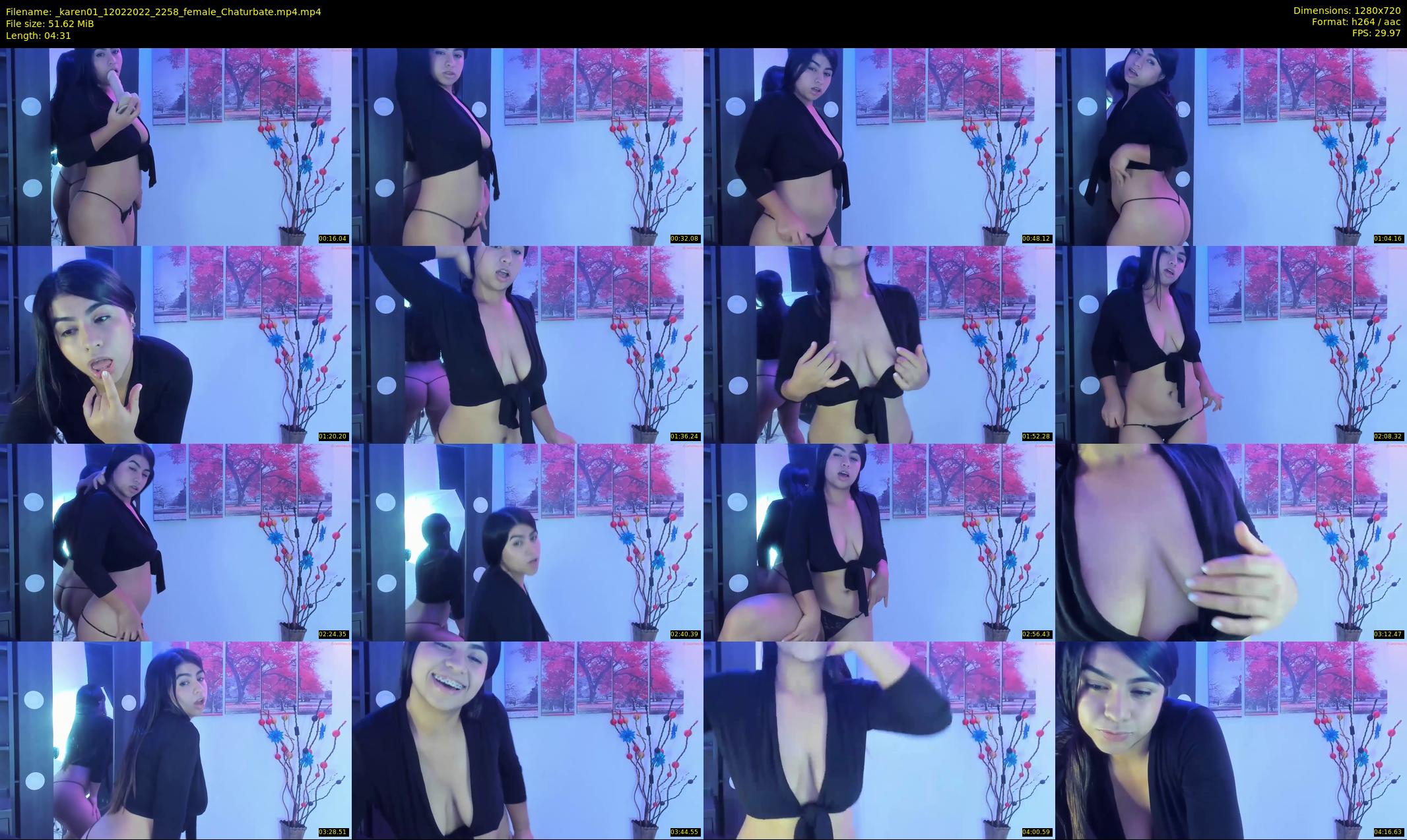 _karen01 — 5 minute Chaturbate female cam show recording, 720p, Feb 12, 2022