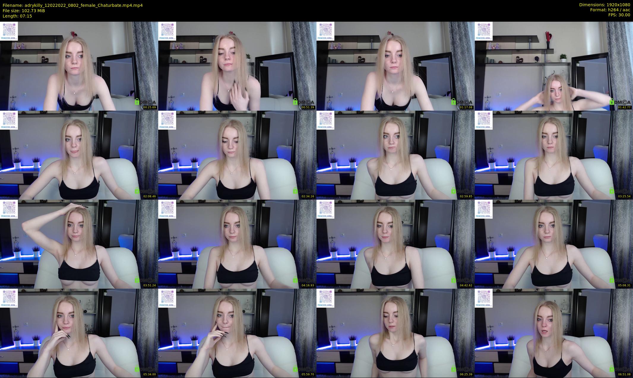 adrykilly — 8 minute Chaturbate female cam show recording, 1080p, Feb 12, 2022