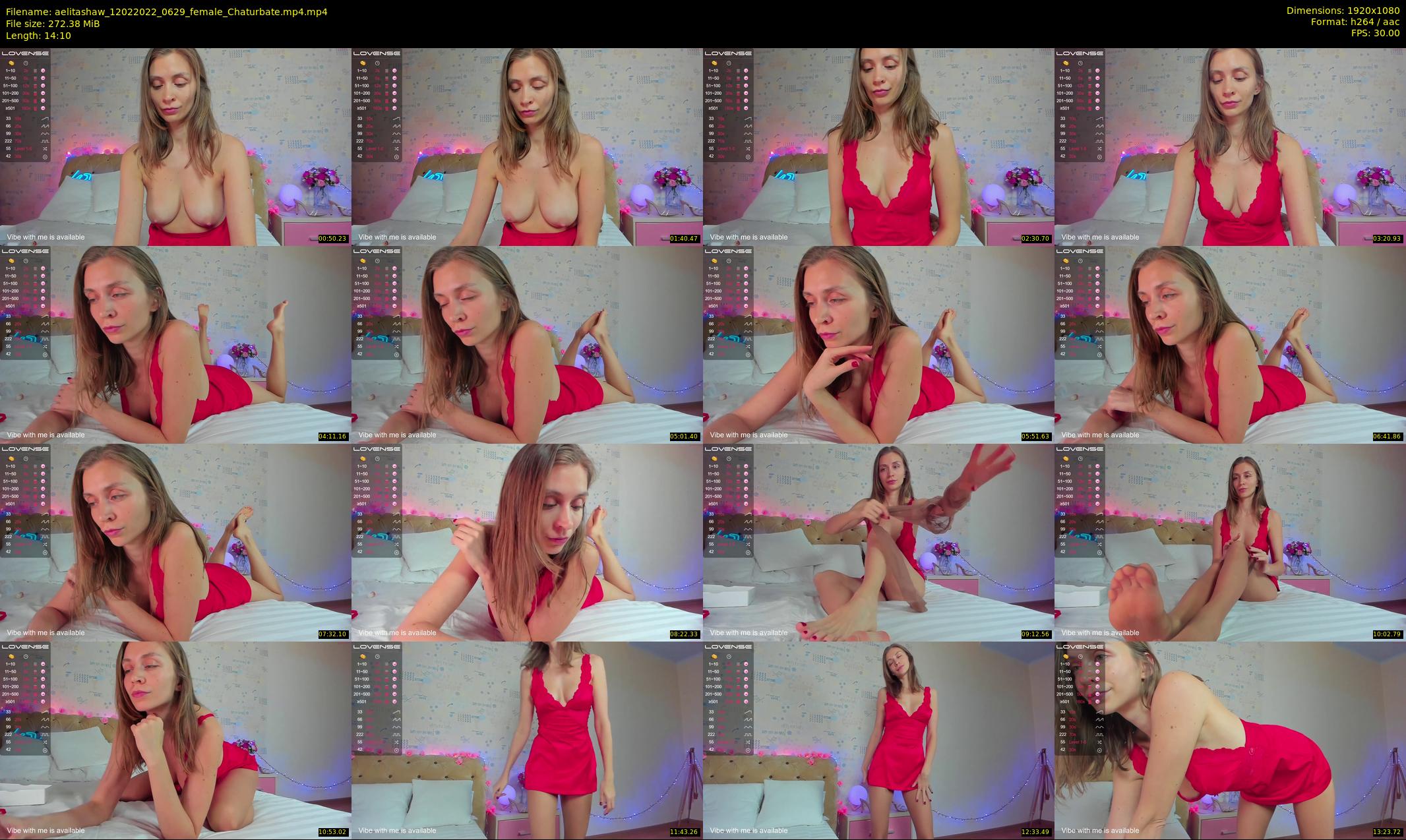 aelitashaw — 15 minute Chaturbate female cam show recording, 1080p, Feb 12, 2022