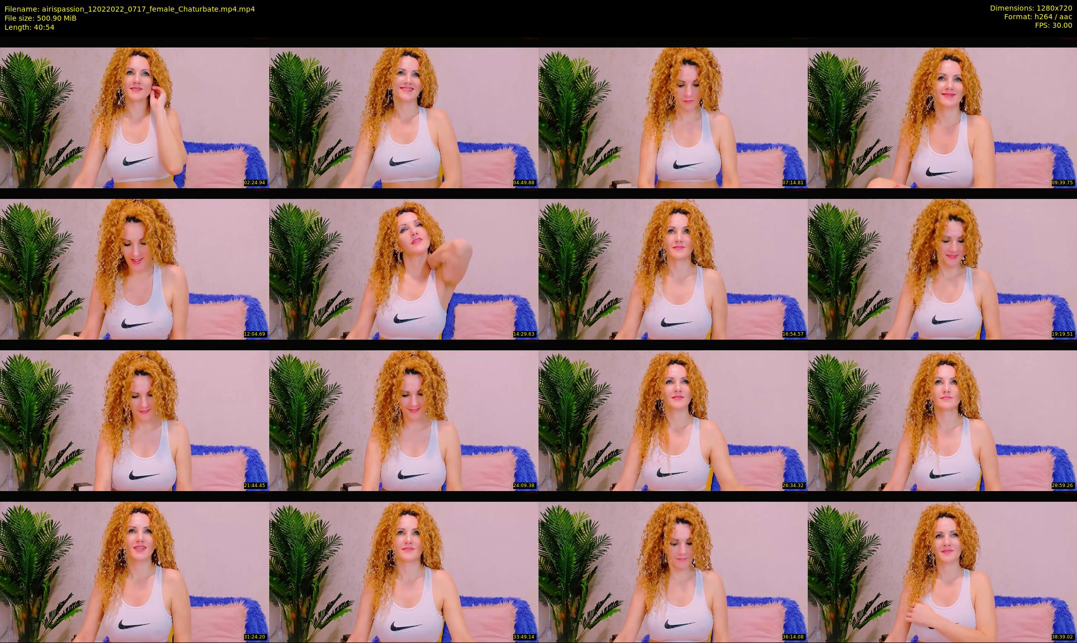 airispassion — 41 minute Chaturbate female cam show recording, 720p, Feb 12, 2022
