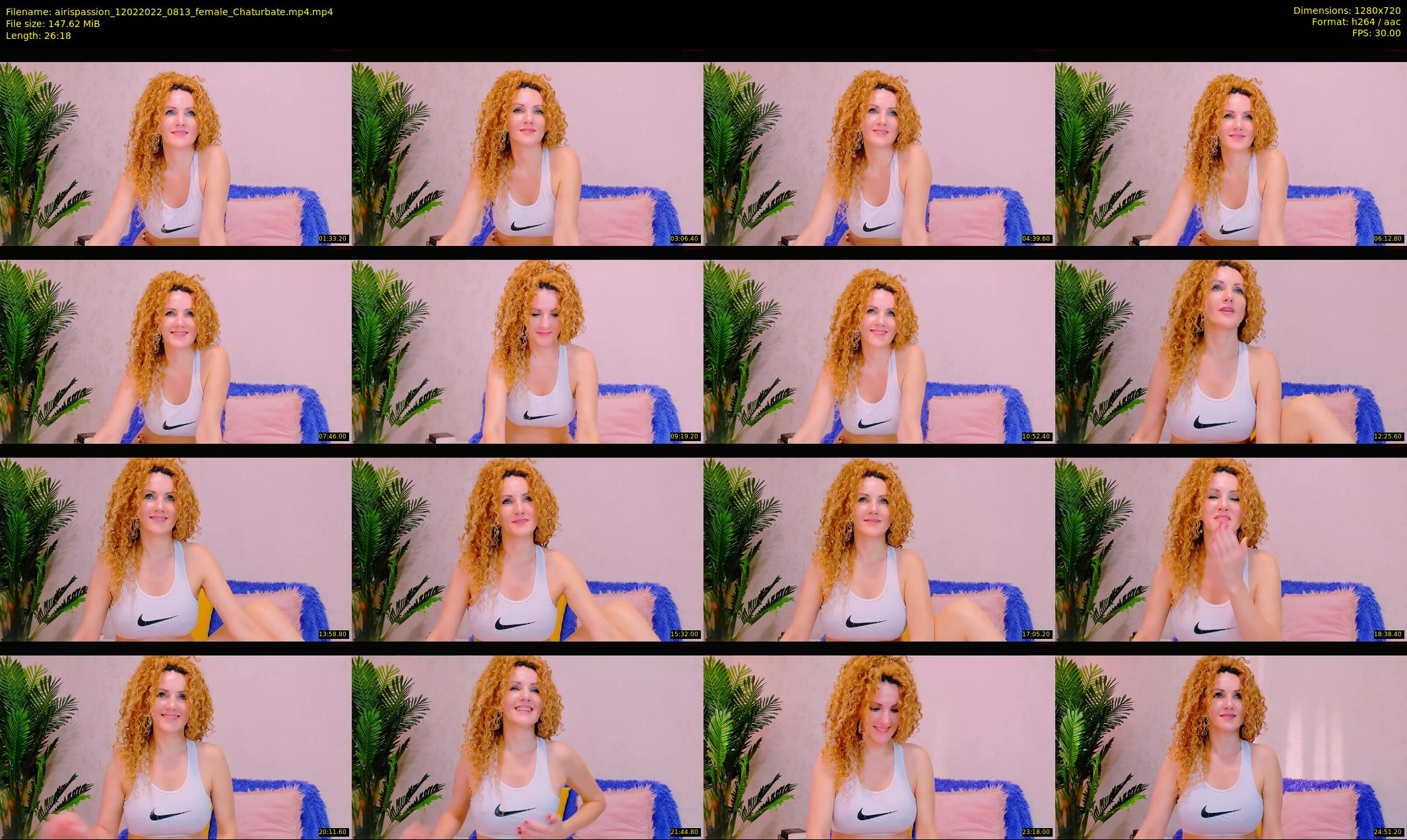 airispassion — 27 minute Chaturbate female cam show recording, 720p, Feb 12, 2022