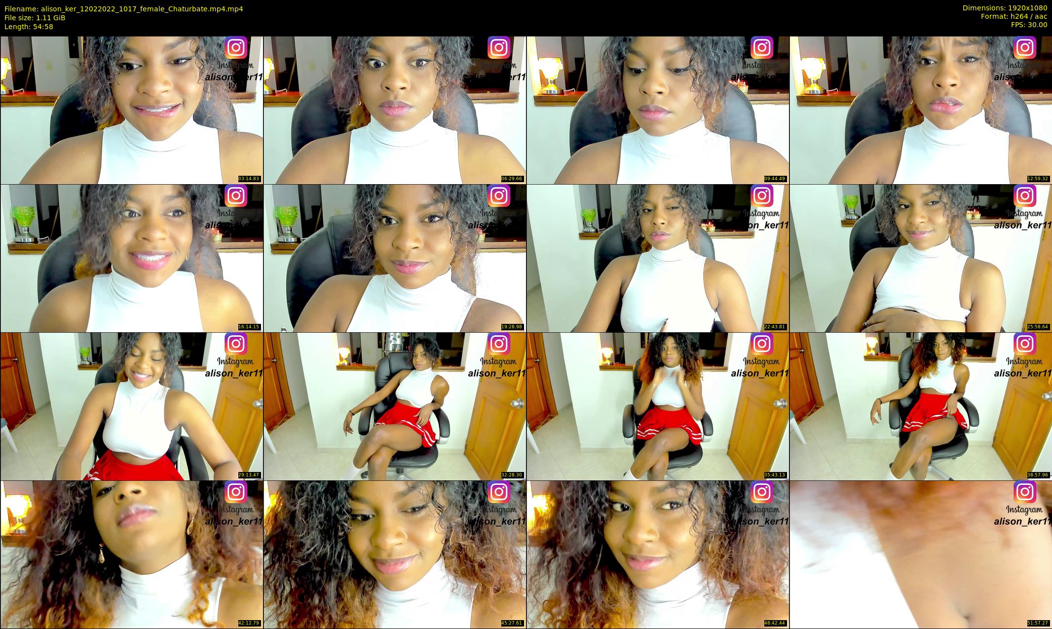 alison_ker — 55 minute Chaturbate female cam show recording, 1080p, Feb 12, 2022