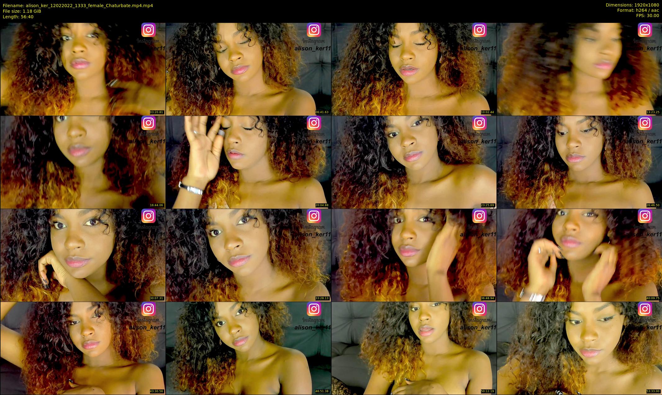 alison_ker — 57 minute Chaturbate female cam show recording, 1080p, Feb 12, 2022